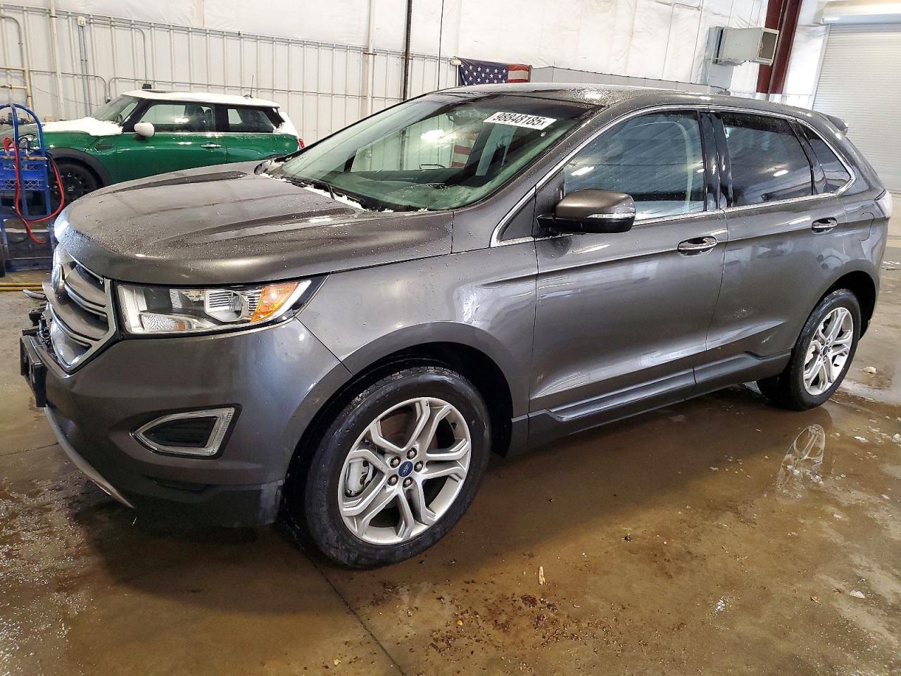2017 Ford Edge Titanium Gray vin: 2FMPK4K95HBC65059