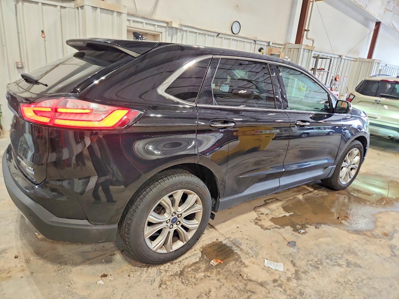 2019 Ford Edge Titanium Черный vin: 2FMPK4K95KBB57354