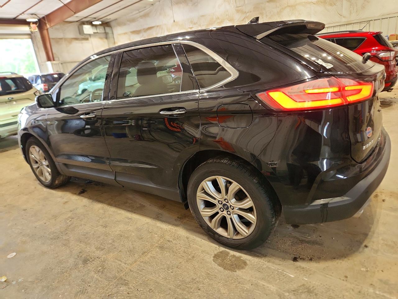 2019 Ford Edge Titanium Черный vin: 2FMPK4K95KBB57354