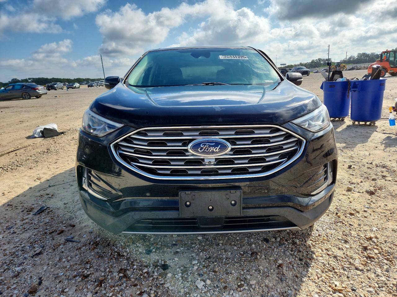 2022 Ford Edge Titanium Черный vin: 2FMPK4K95NBA31578