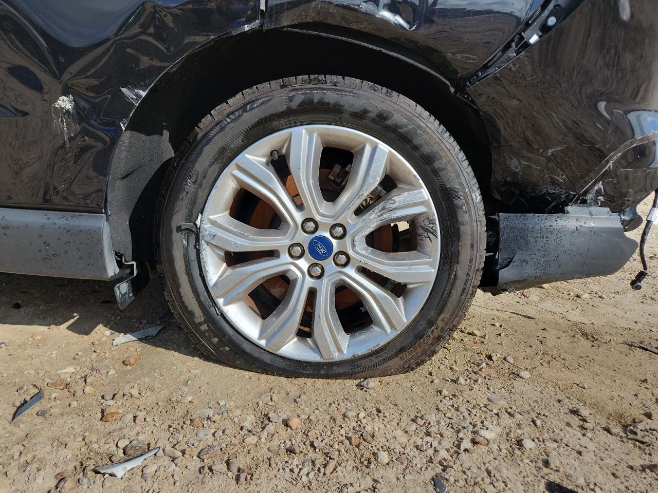 2022 Ford Edge Titanium Черный vin: 2FMPK4K95NBA31578 Damage: Left Rear Wheel, Curb Rash, > 12 Inches