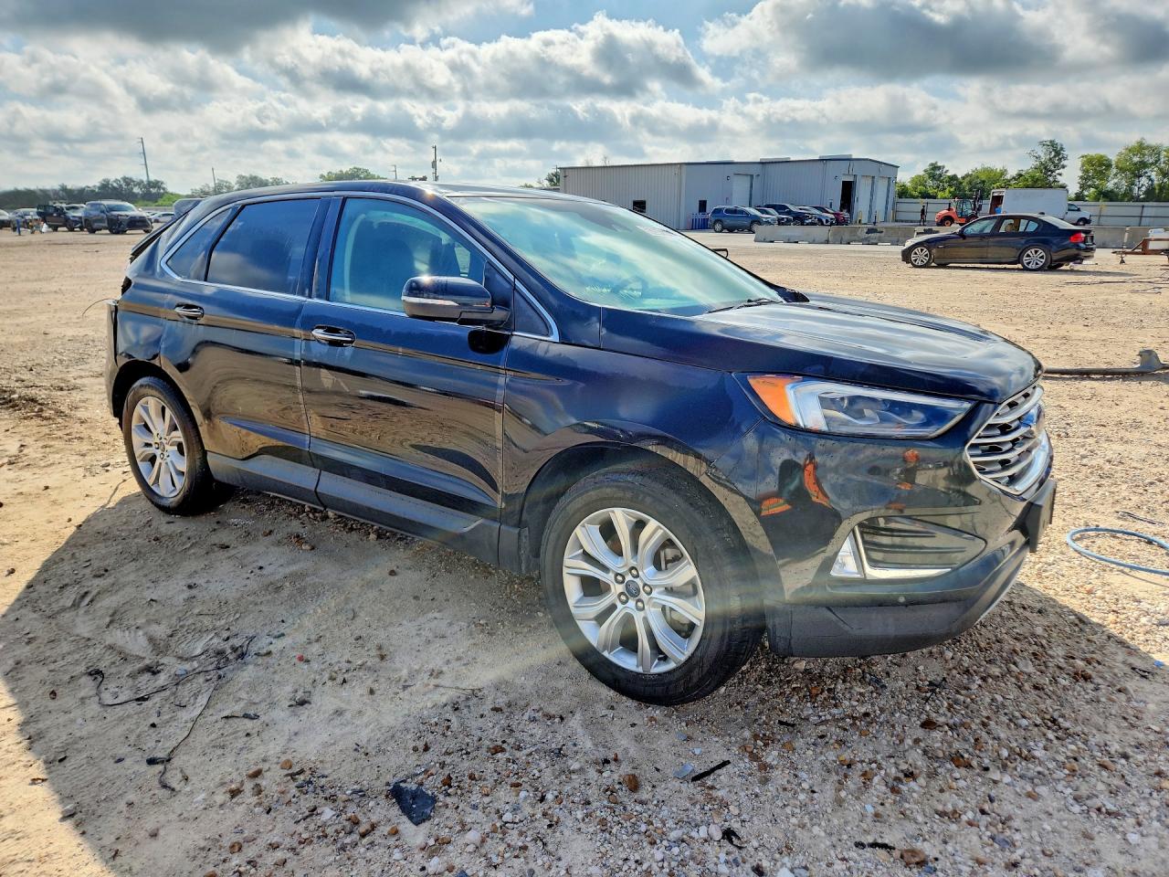 2022 Ford Edge Titanium Черный vin: 2FMPK4K95NBA31578