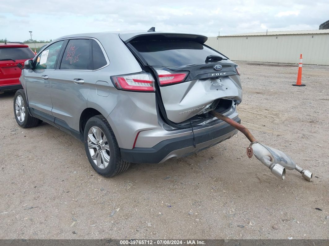 2024 Ford Edge Titanium Silver vin: 2FMPK4K95RBA37581