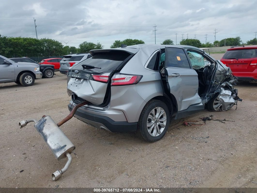 2024 Ford Edge Titanium Silver vin: 2FMPK4K95RBA37581