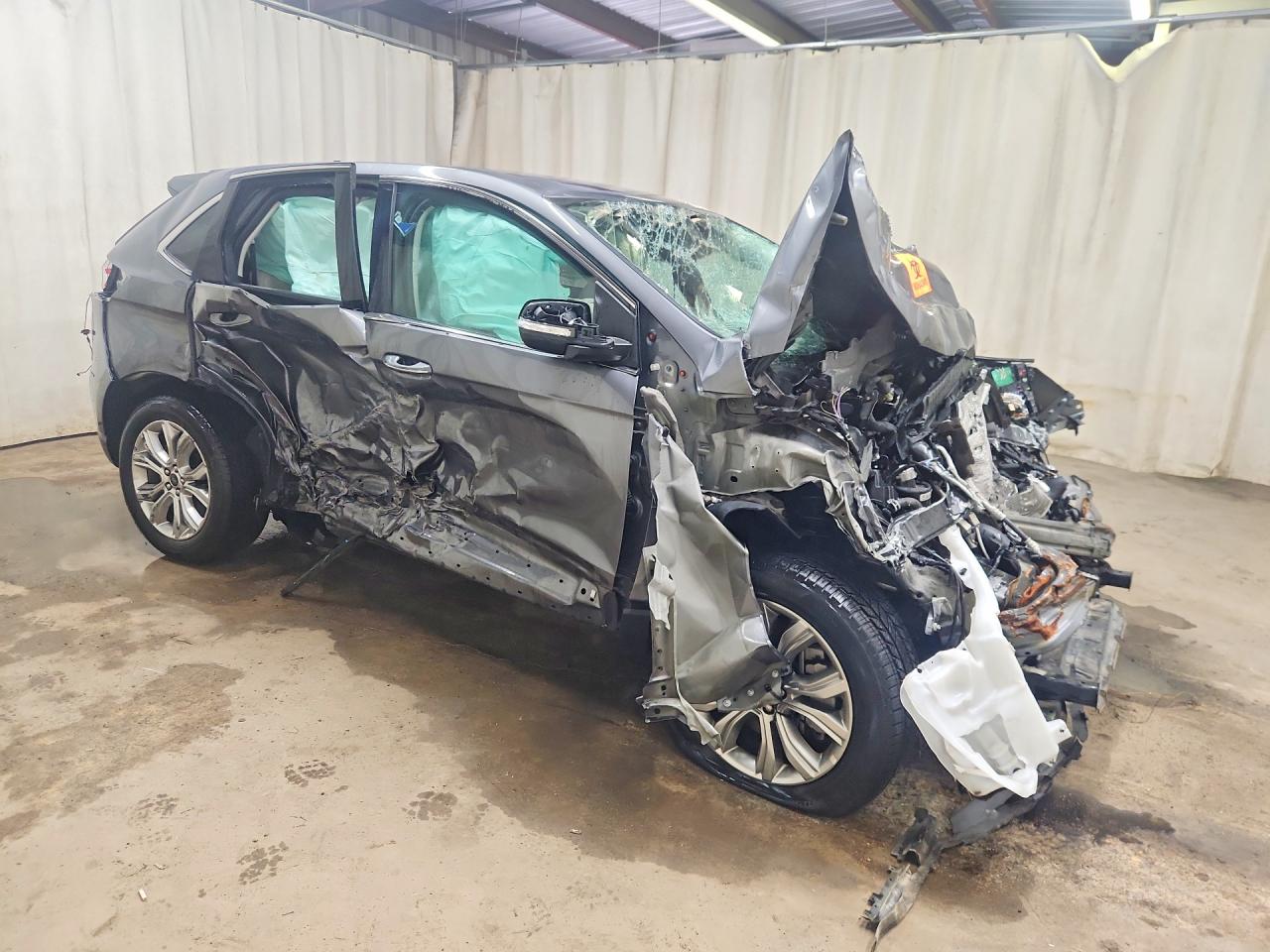 2024 Ford Edge Titanium Серый vin: 2FMPK4K95RBA48399