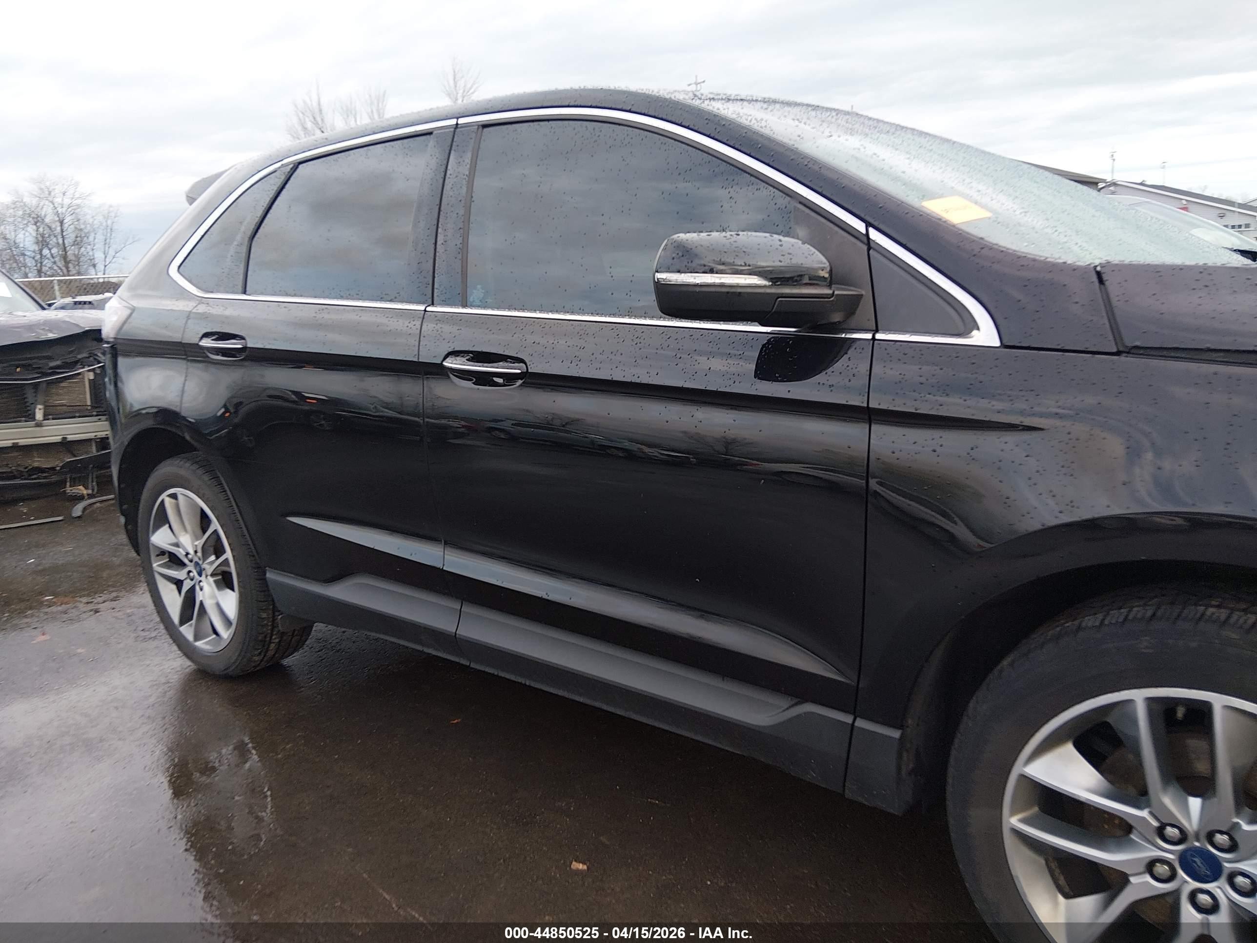 2016 Ford Edge Titanium Black vin: 2FMPK4K96GBB15489