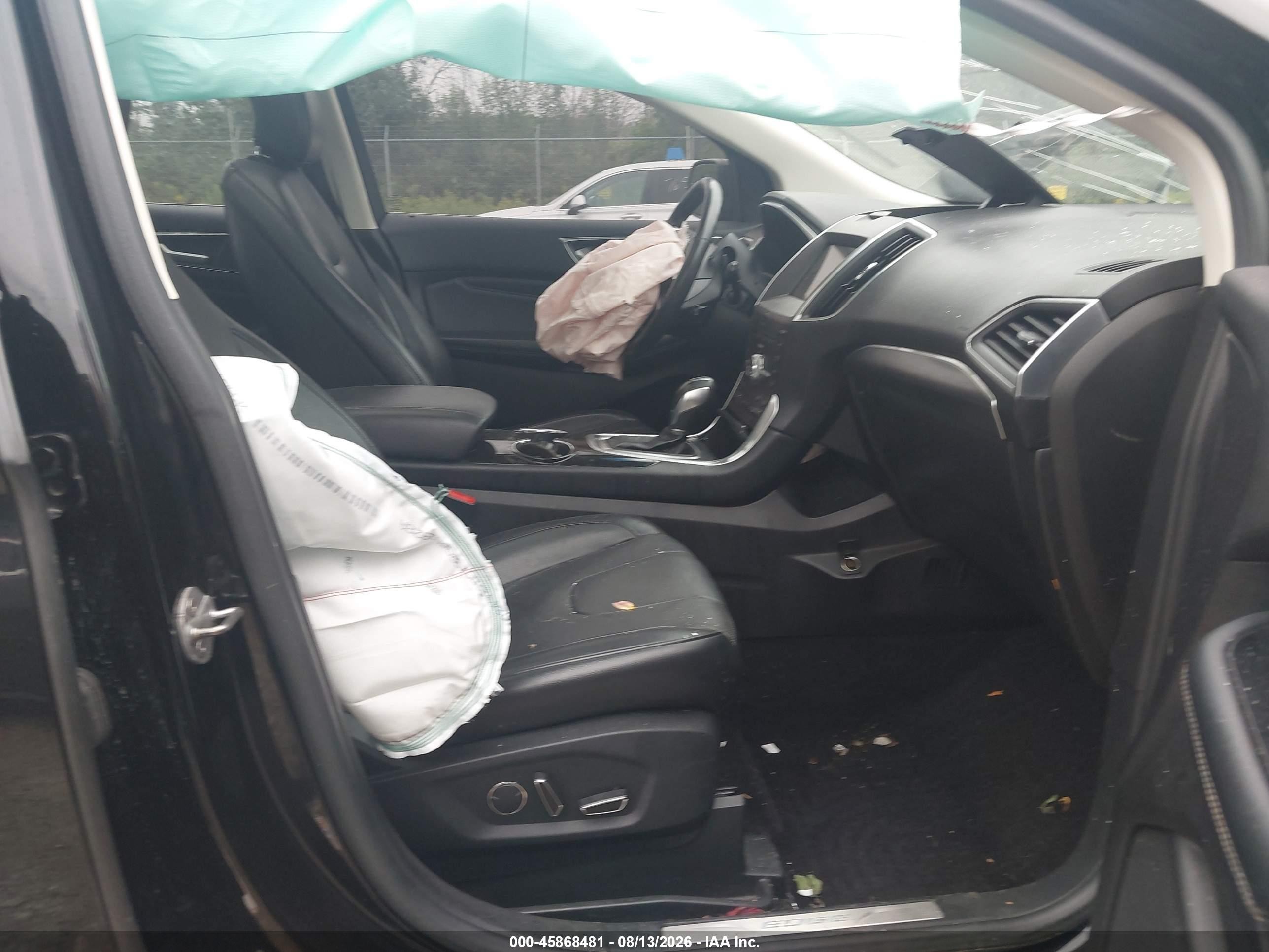 2017 Ford Edge Titanium Black vin: 2FMPK4K96HBB58442