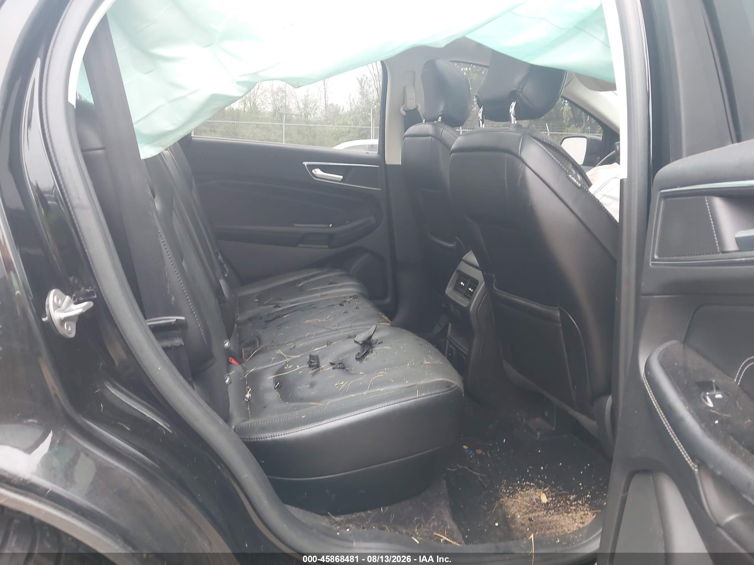 2017 Ford Edge Titanium Black vin: 2FMPK4K96HBB58442