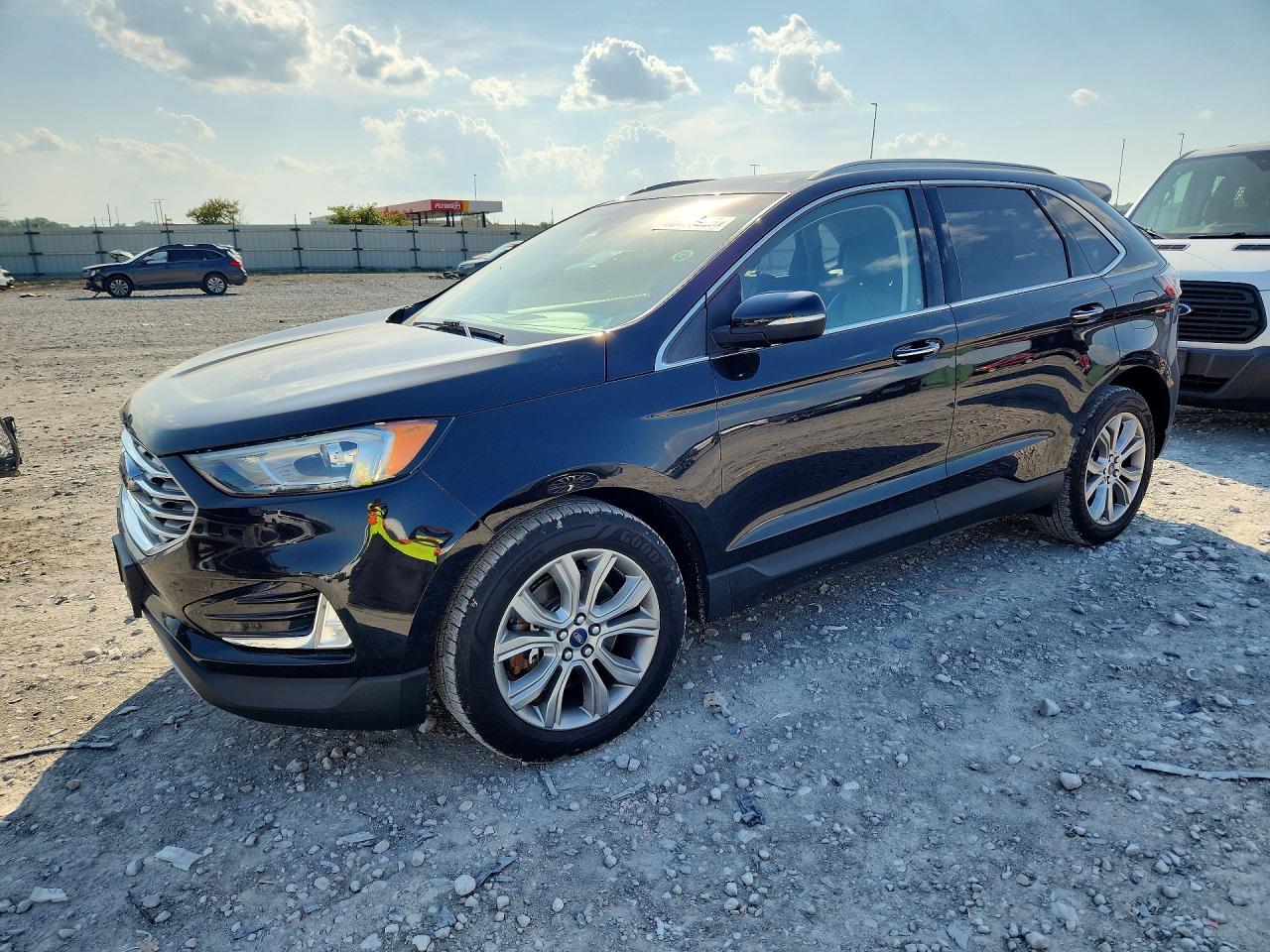 2019 Ford Edge Titanium Black vin: 2FMPK4K96KBB01620