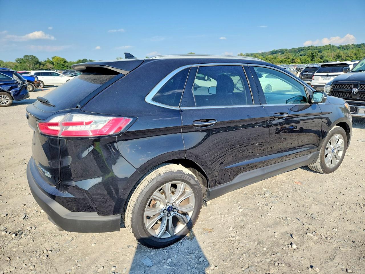 2019 Ford Edge Titanium Black vin: 2FMPK4K96KBB01620