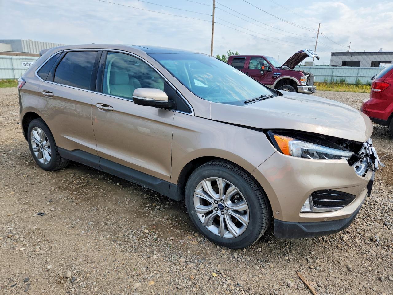 2020 Ford Edge Titanium Gold vin: 2FMPK4K96LBA27603