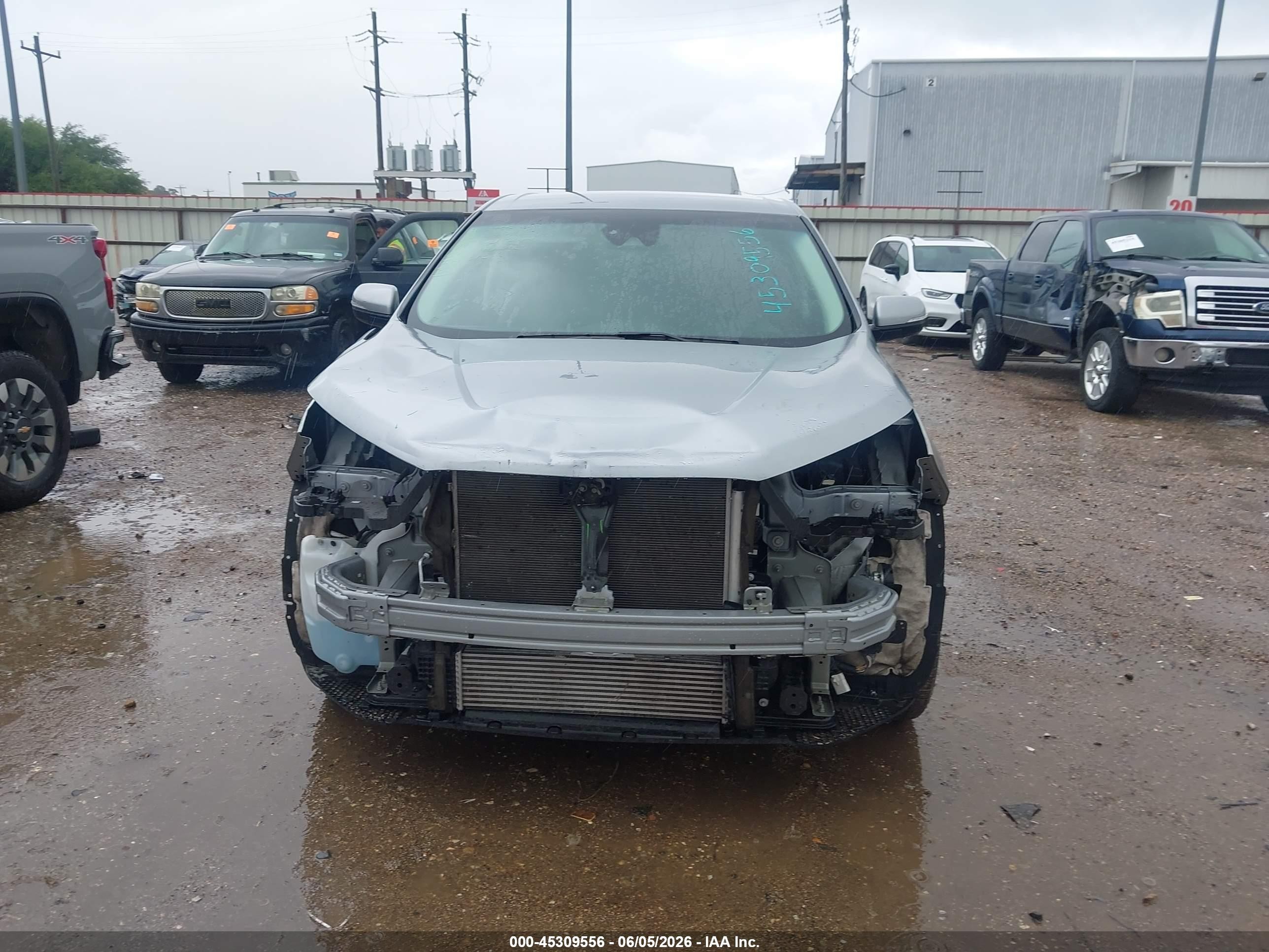 2024 Ford Edge Titanium Silver vin: 2FMPK4K96RBA50985