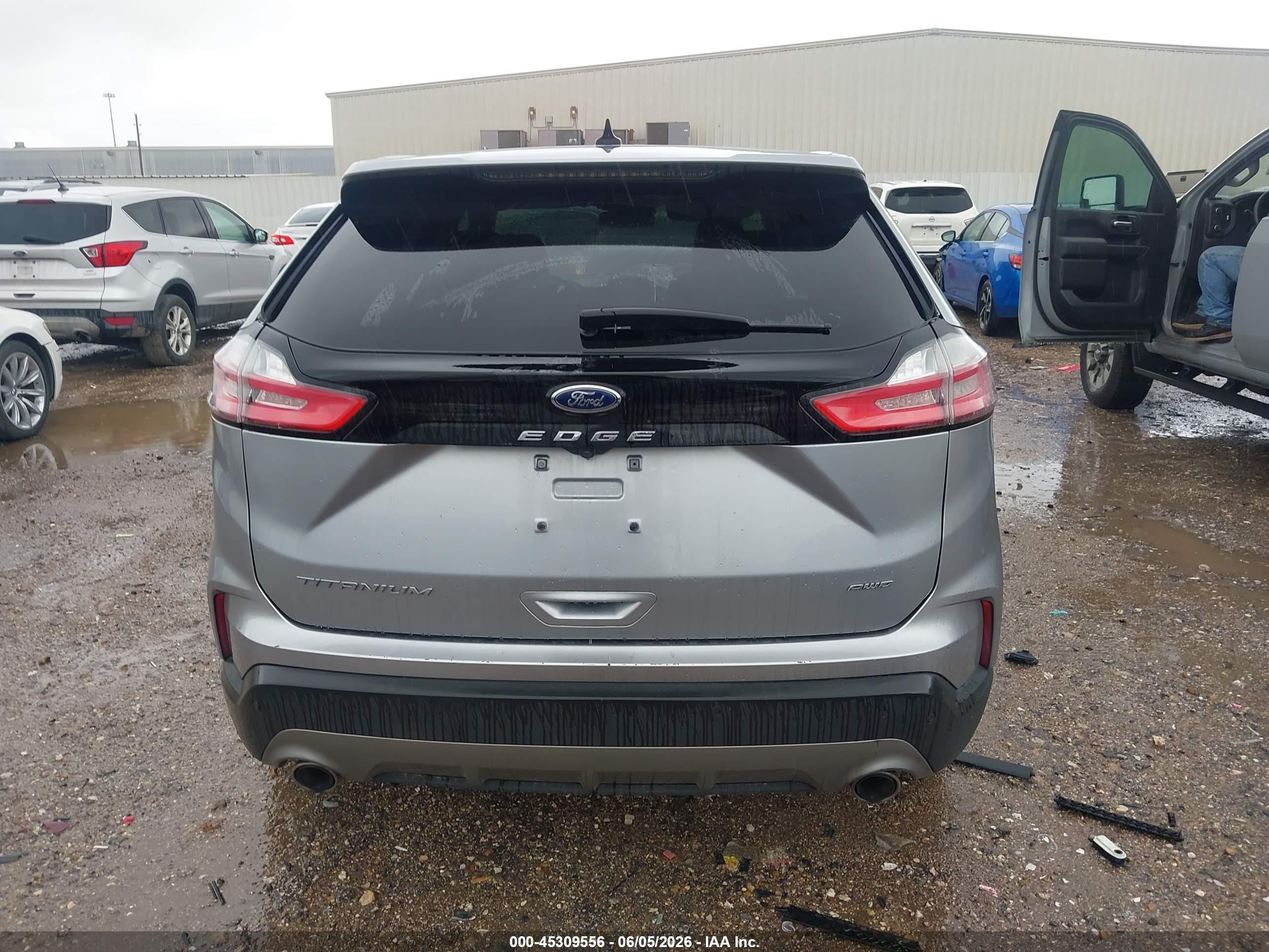 2024 Ford Edge Titanium Silver vin: 2FMPK4K96RBA50985