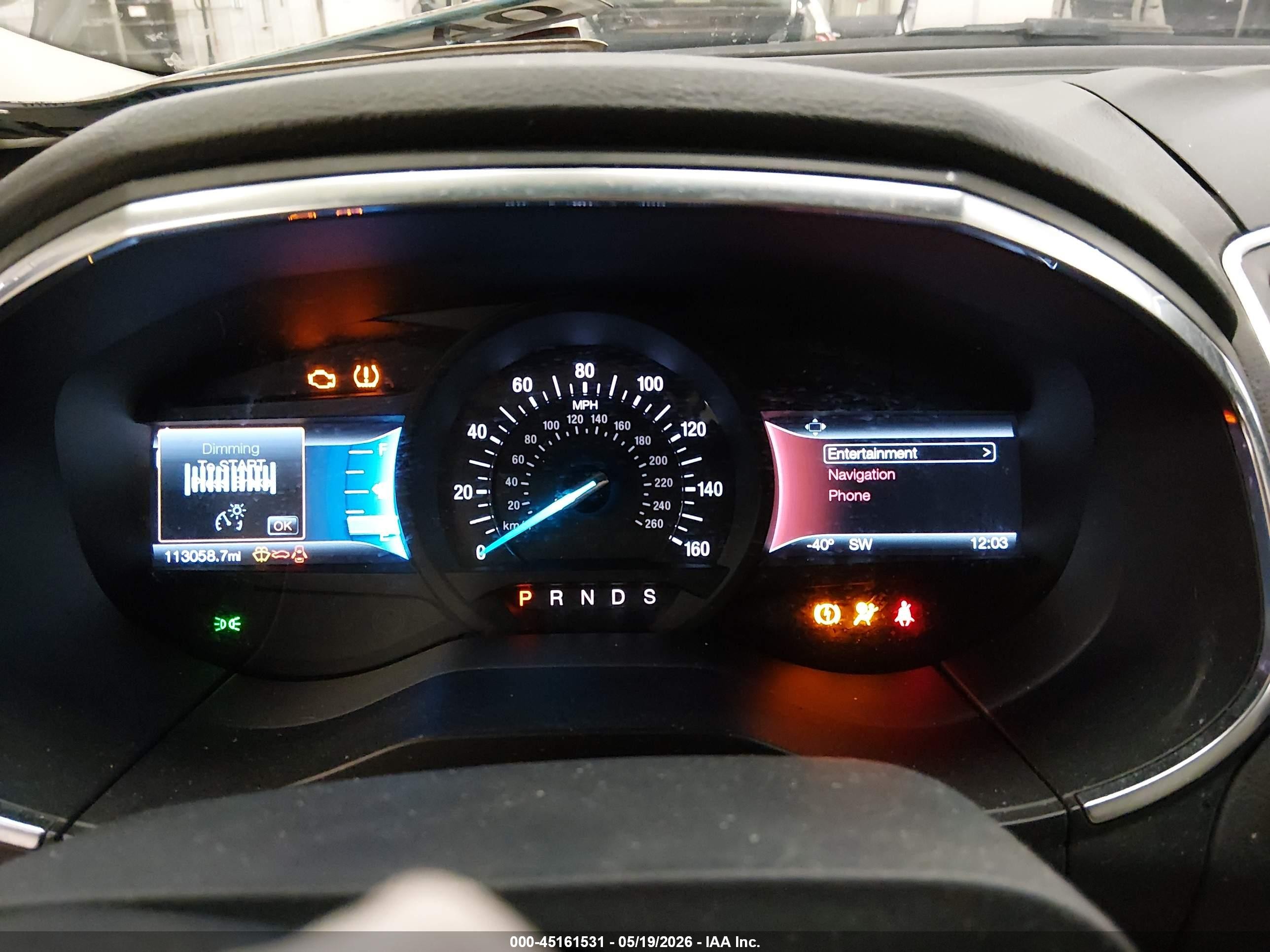 2015 Ford Edge Titanium Серый vin: 2FMPK4K97FBB00255