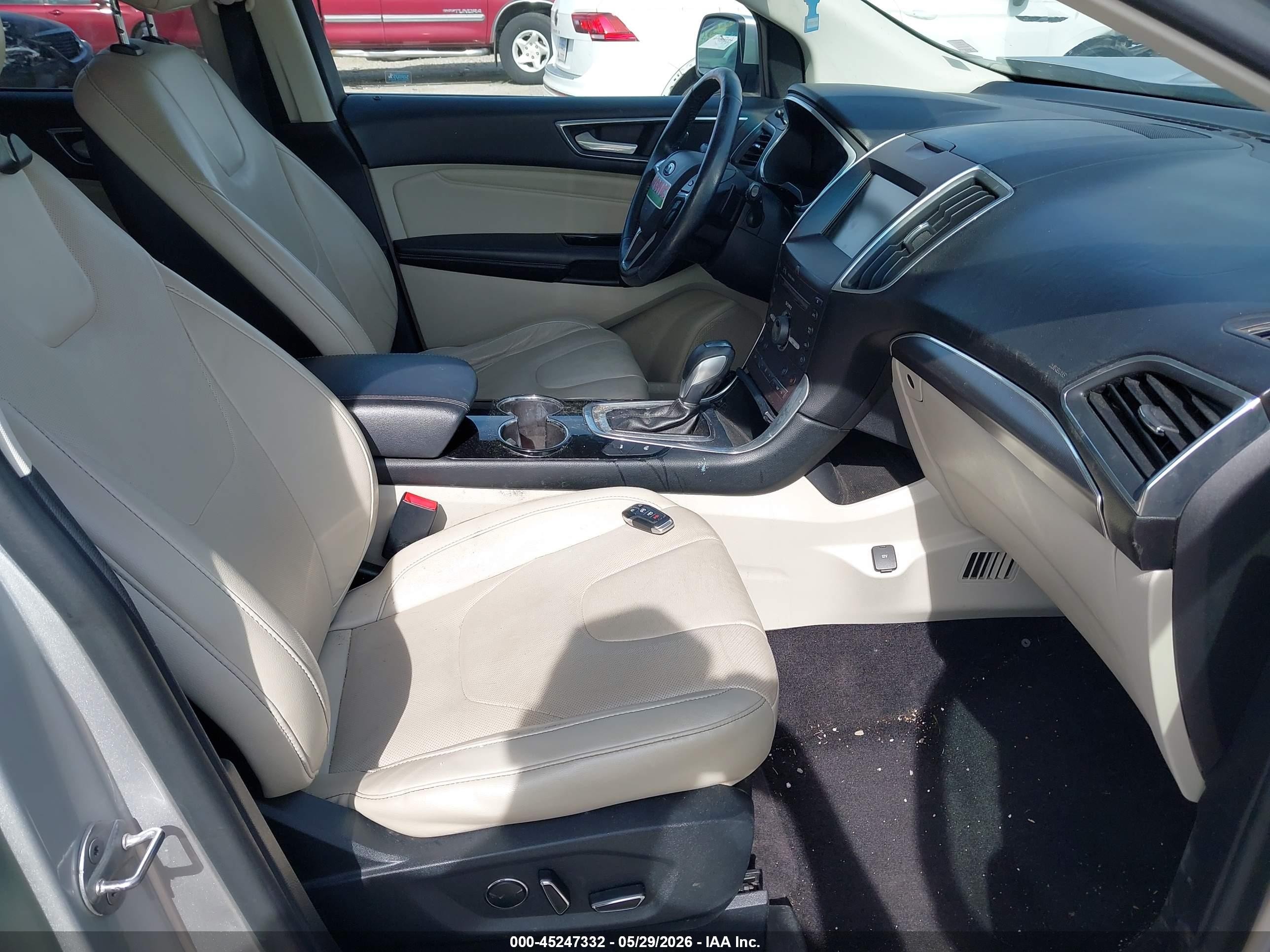 2015 Ford Edge Titanium Silver vin: 2FMPK4K97FBC12117