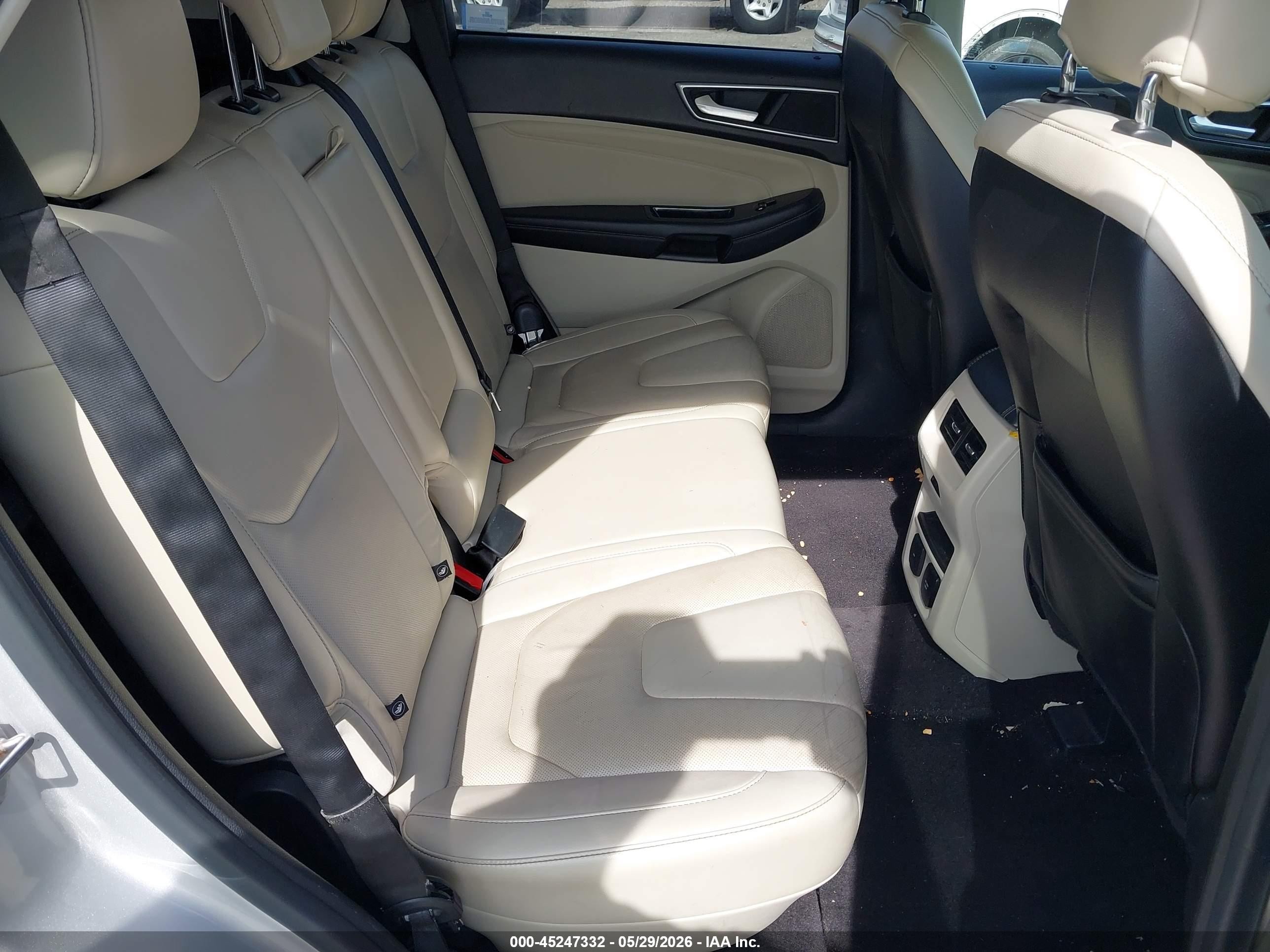 2015 Ford Edge Titanium Silver vin: 2FMPK4K97FBC12117