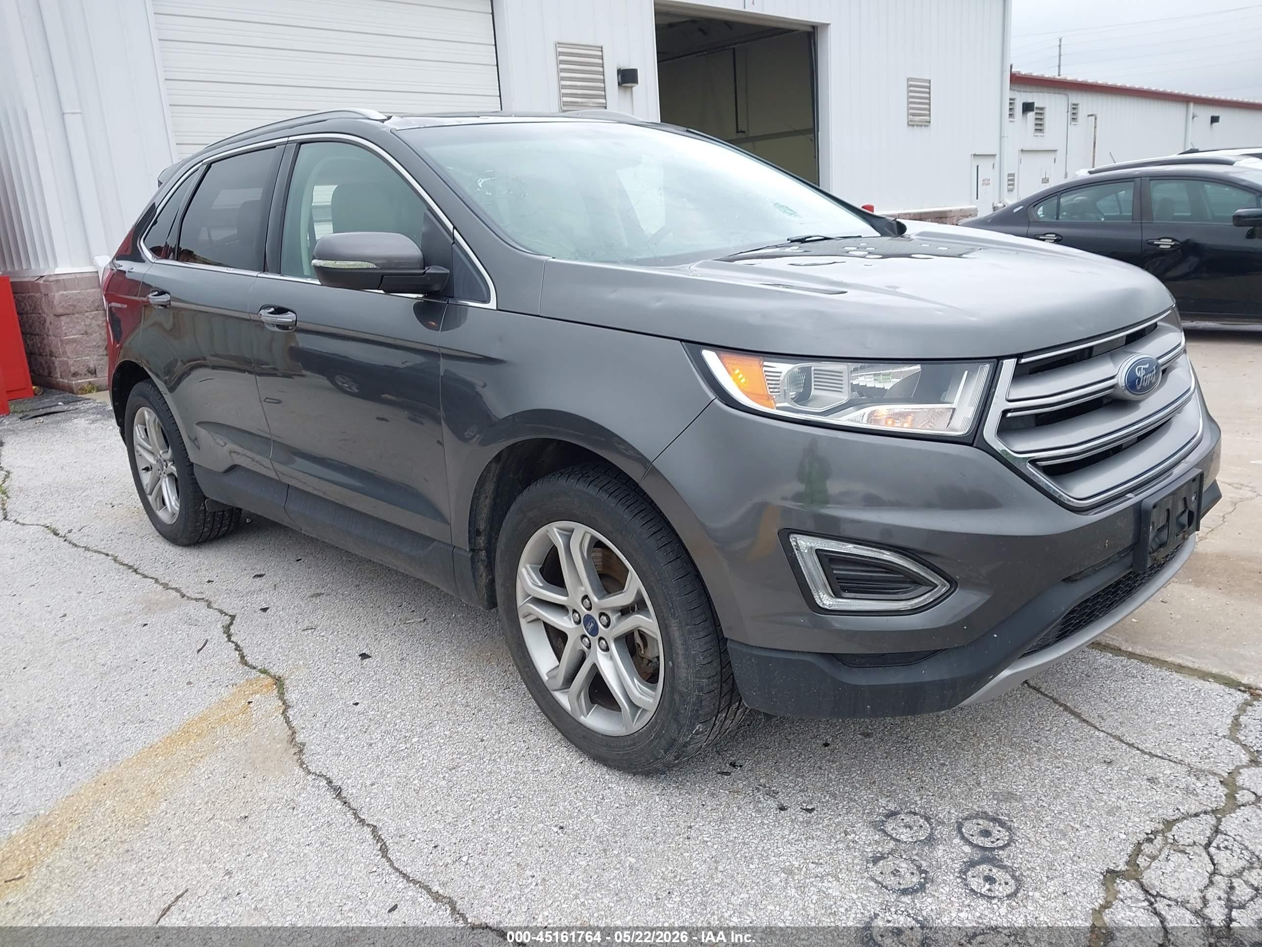 2016 Ford Edge Titanium Gray vin: 2FMPK4K97GBB43785