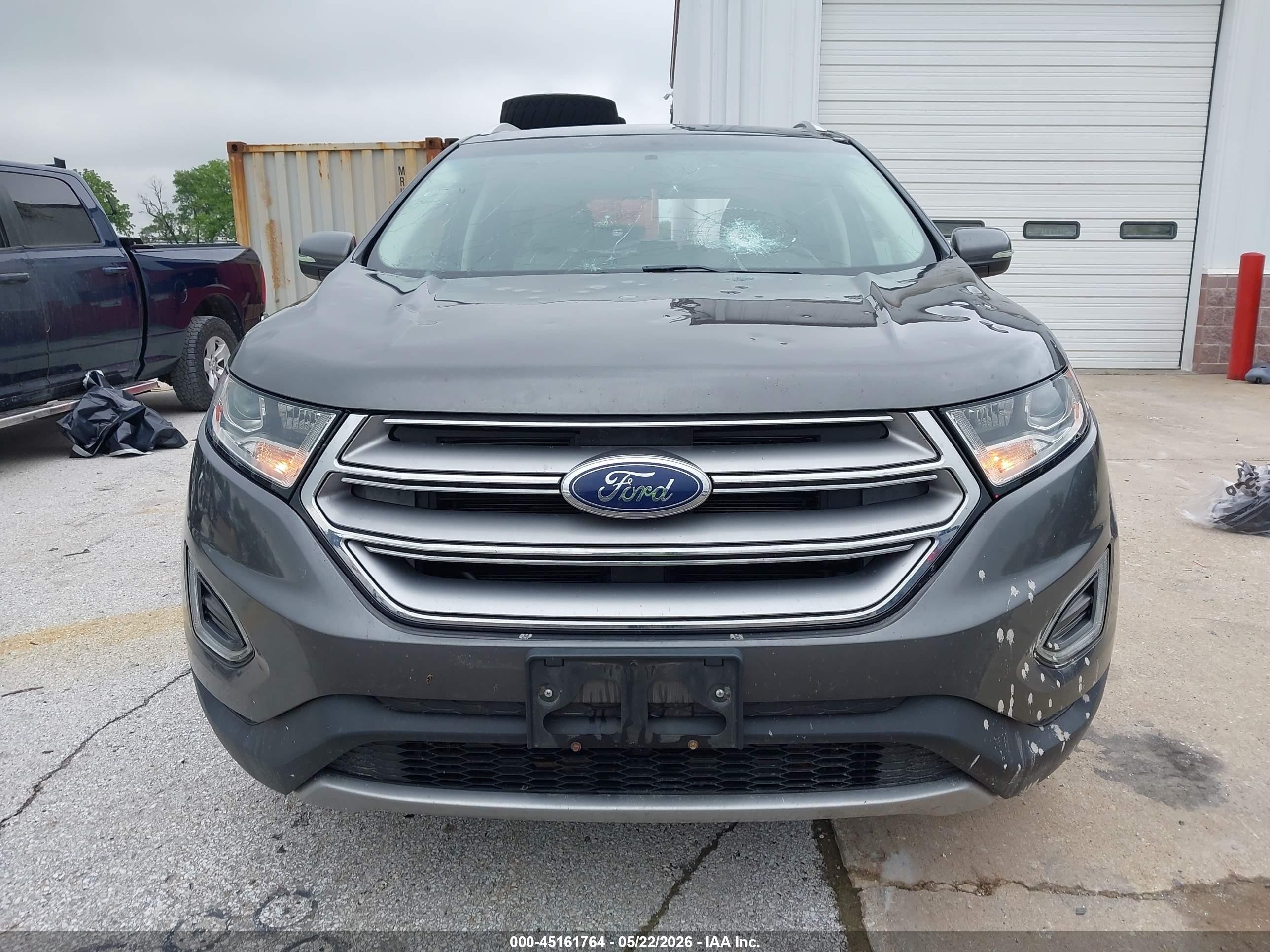 2016 Ford Edge Titanium Gray vin: 2FMPK4K97GBB43785