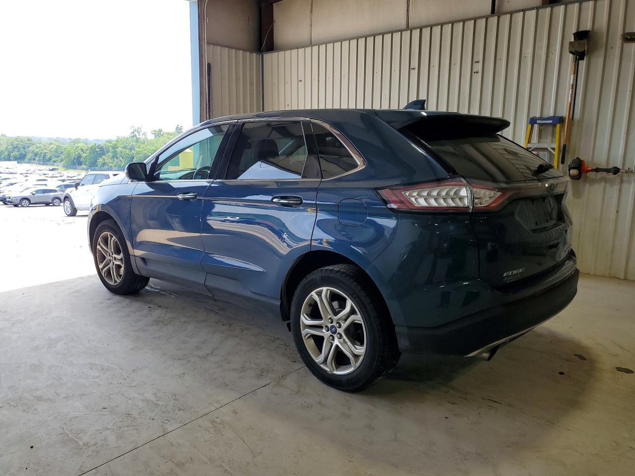 2016 Ford Edge Titanium Blue vin: 2FMPK4K97GBC49072