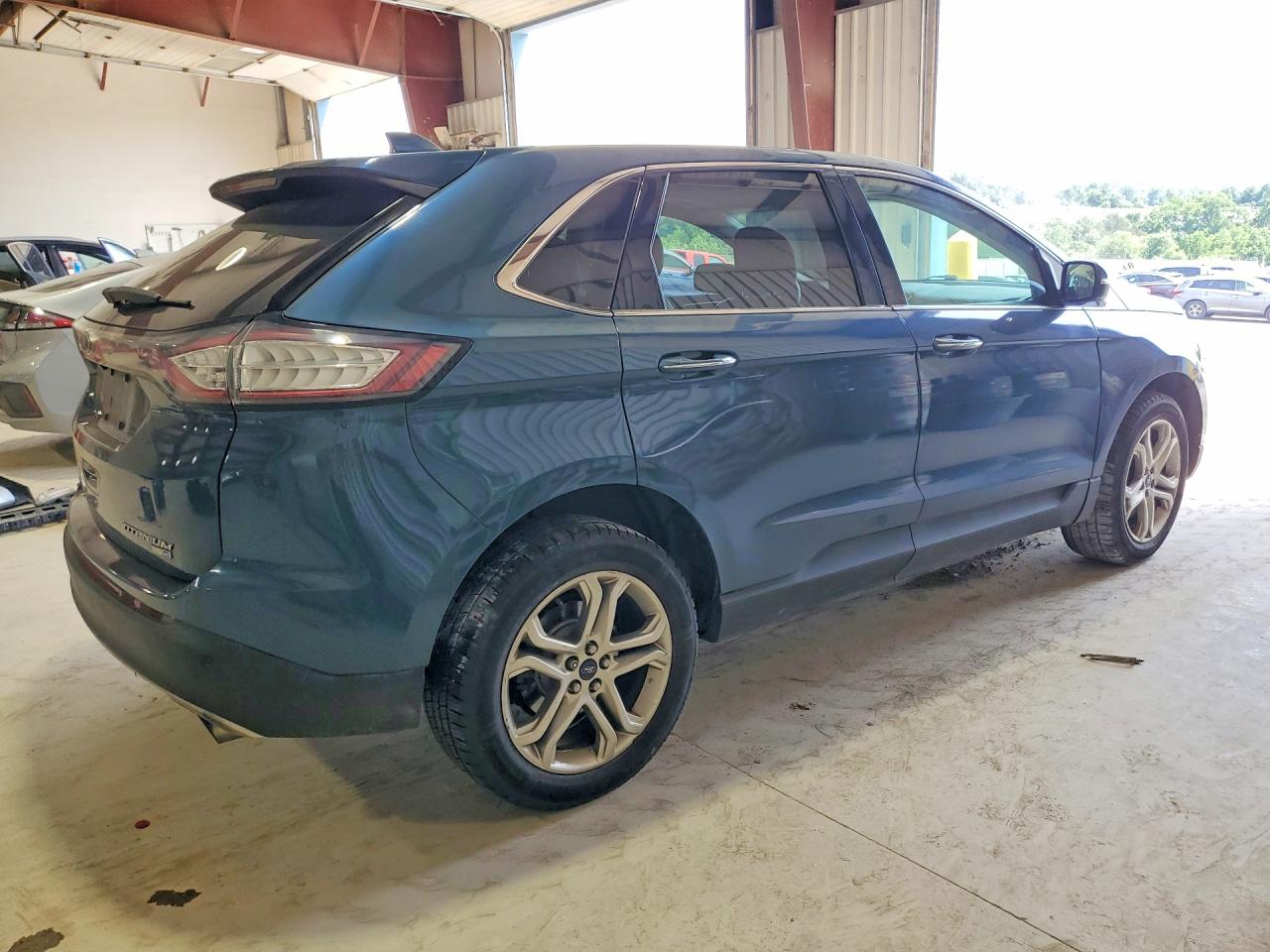 2016 Ford Edge Titanium Blue vin: 2FMPK4K97GBC49072