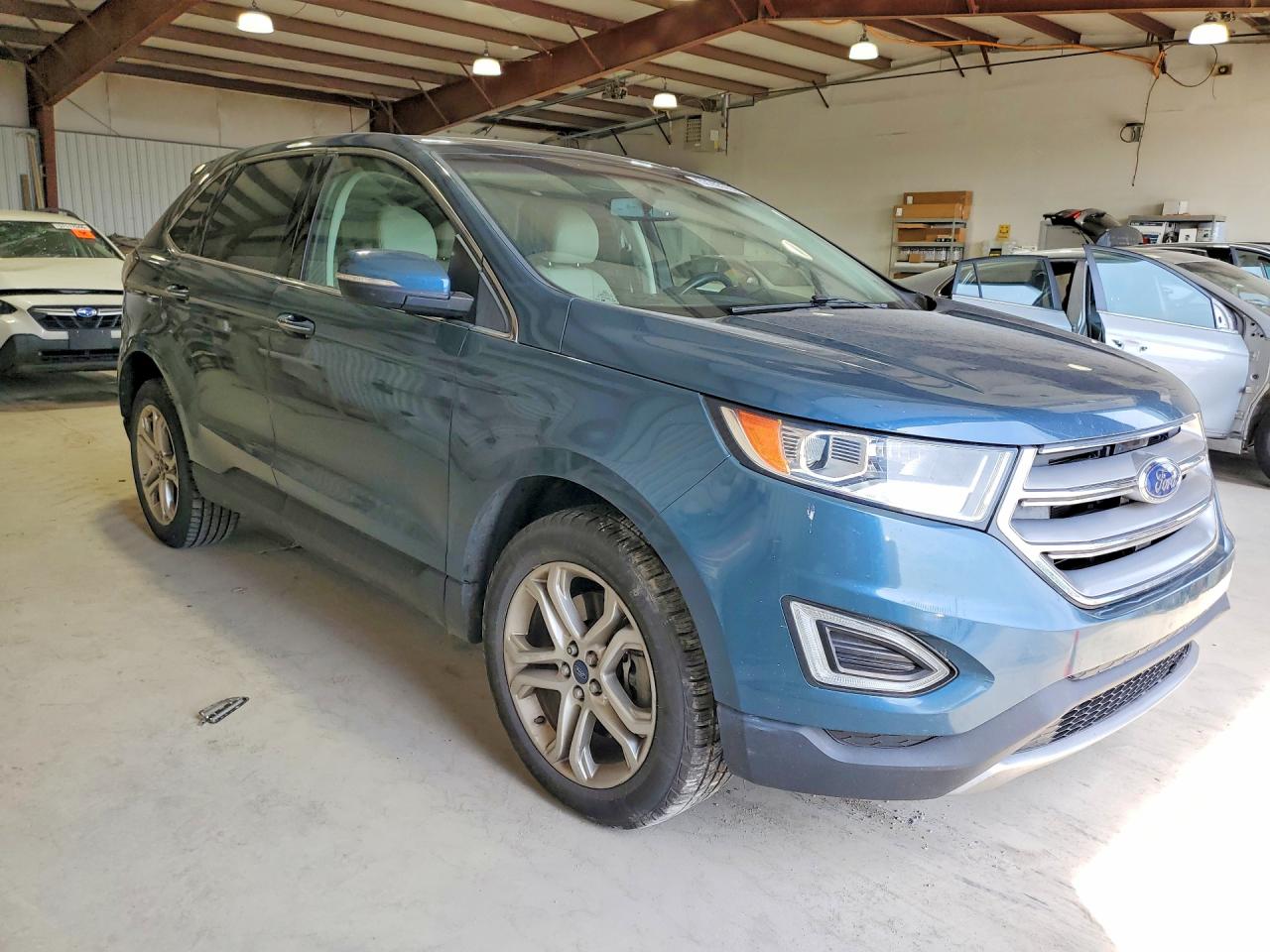 2016 Ford Edge Titanium Blue vin: 2FMPK4K97GBC49072