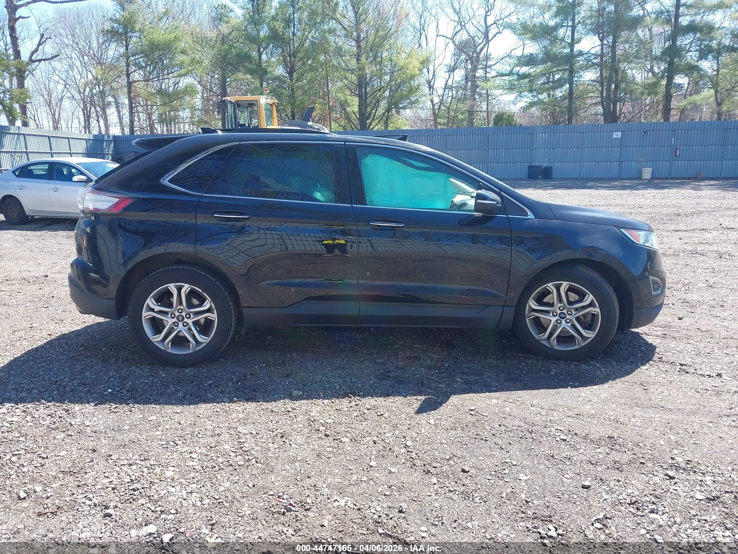 2017 Ford Edge Titanium Black vin: 2FMPK4K97HBB58398
