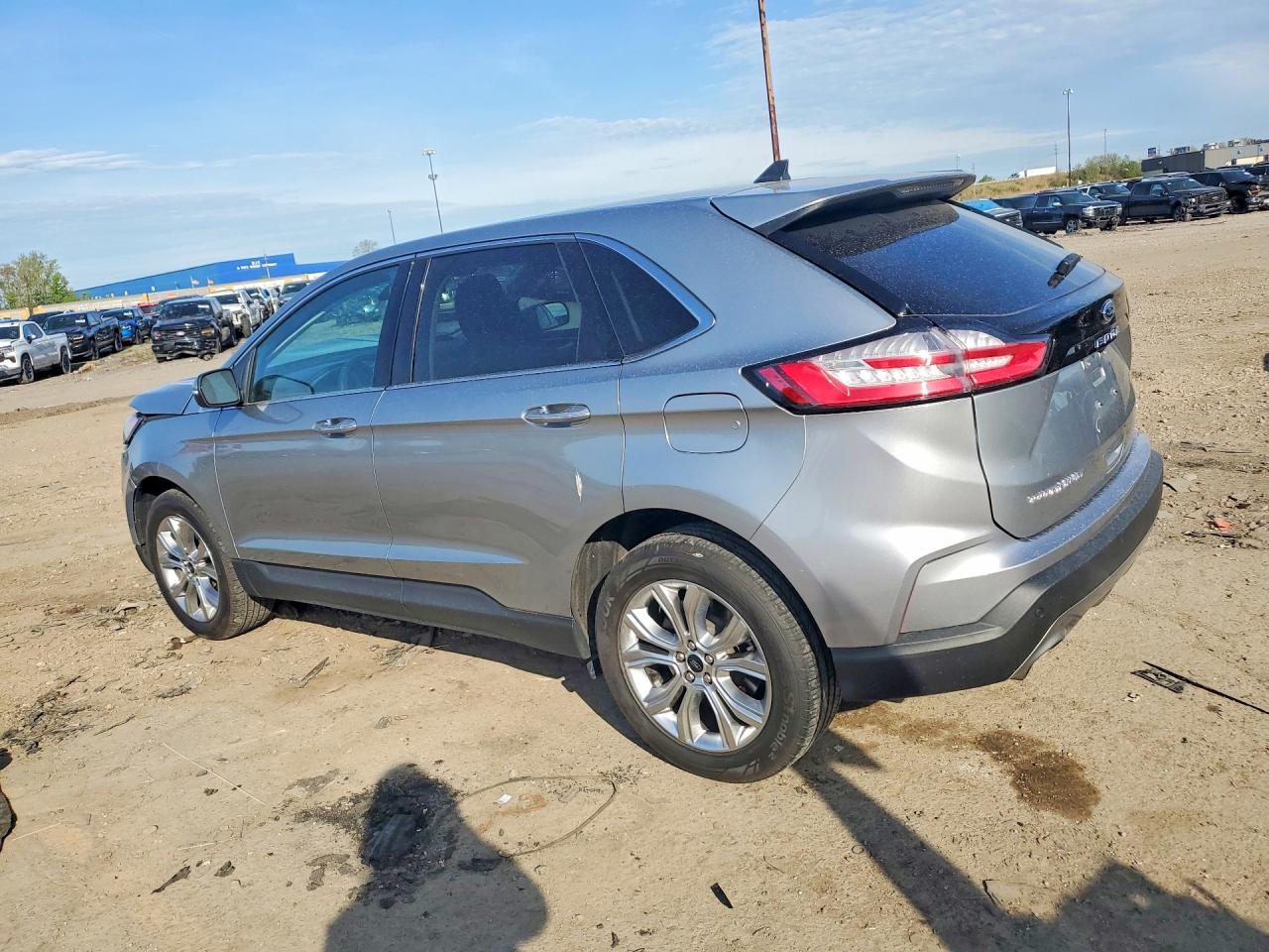 2024 Ford Edge Titanium Silver vin: 2FMPK4K97RBA49103