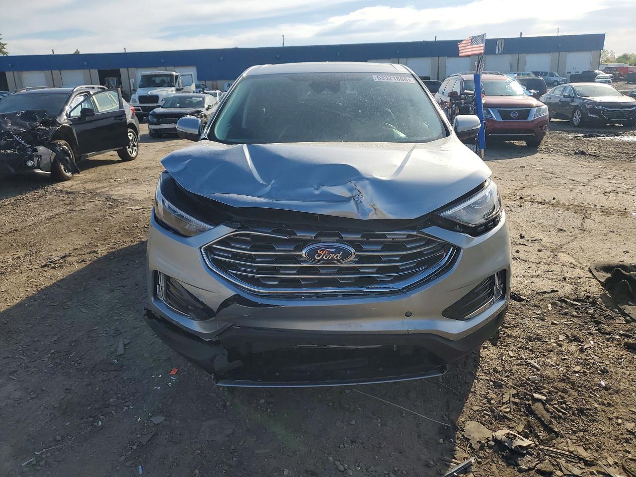 2024 Ford Edge Titanium Silver vin: 2FMPK4K97RBA49103