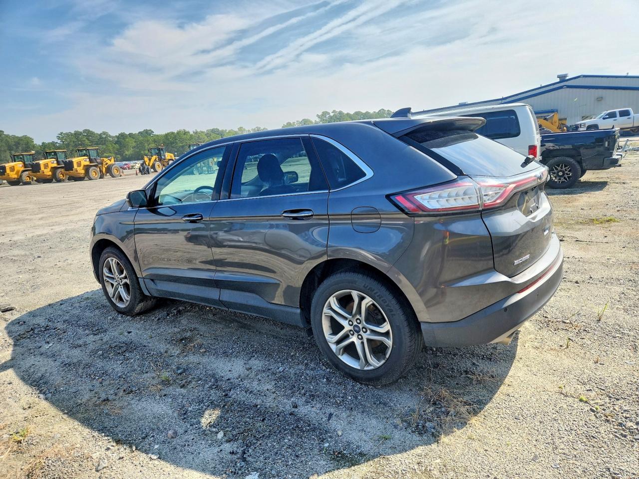 2017 Ford Edge Titanium Gray vin: 2FMPK4K98HBB90826