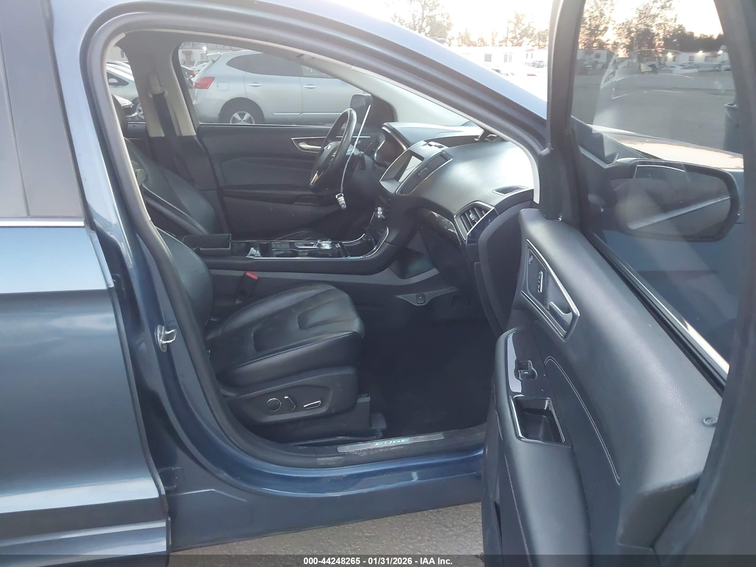 2019 Ford Edge Titanium Синий vin: 2FMPK4K98KBB66288