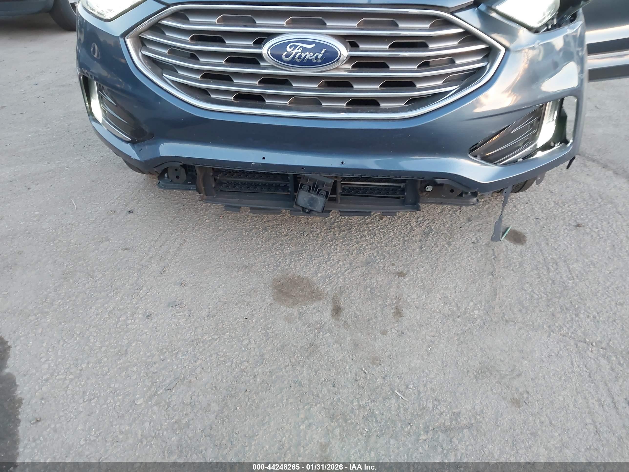 2019 Ford Edge Titanium Синий vin: 2FMPK4K98KBB66288