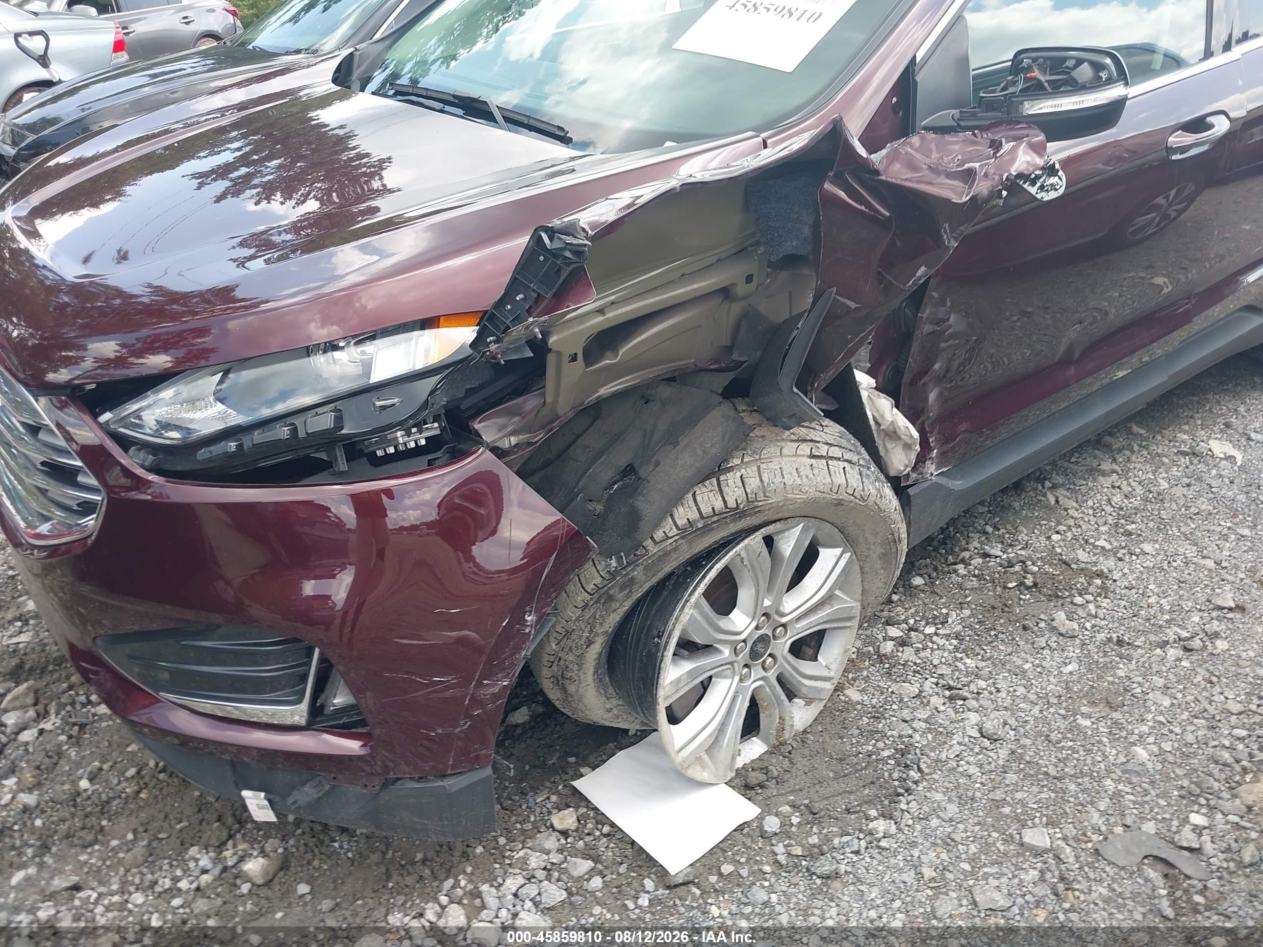 2023 Ford Edge Titanium Красный vin: 2FMPK4K98PBA58406