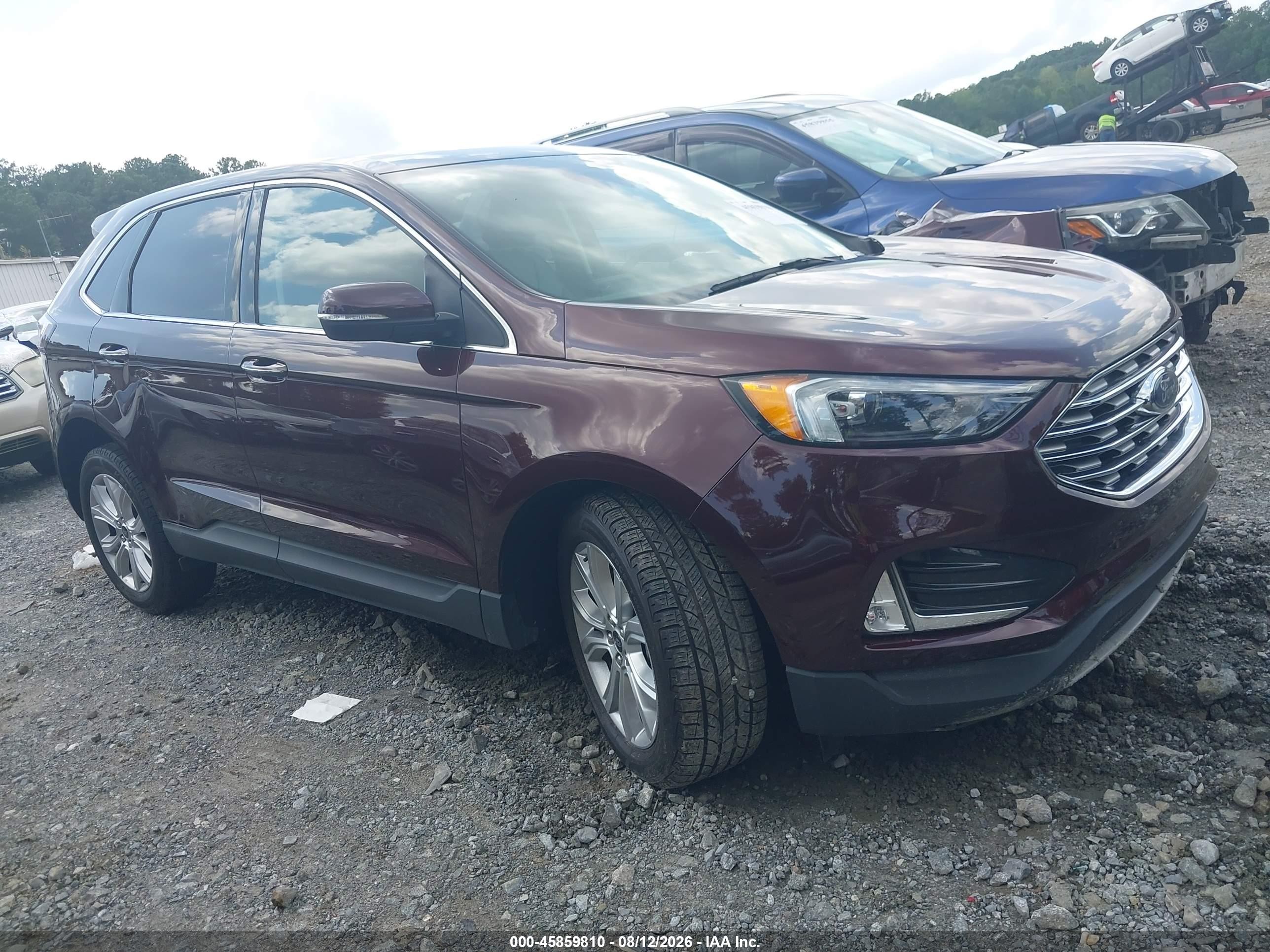 2023 Ford Edge Titanium Красный vin: 2FMPK4K98PBA58406