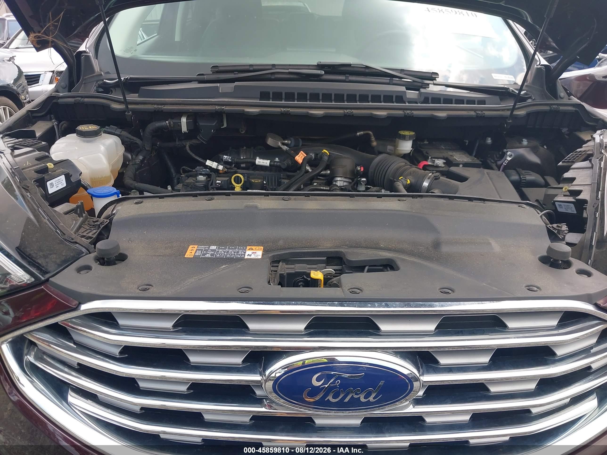 2023 Ford Edge Titanium Красный vin: 2FMPK4K98PBA58406