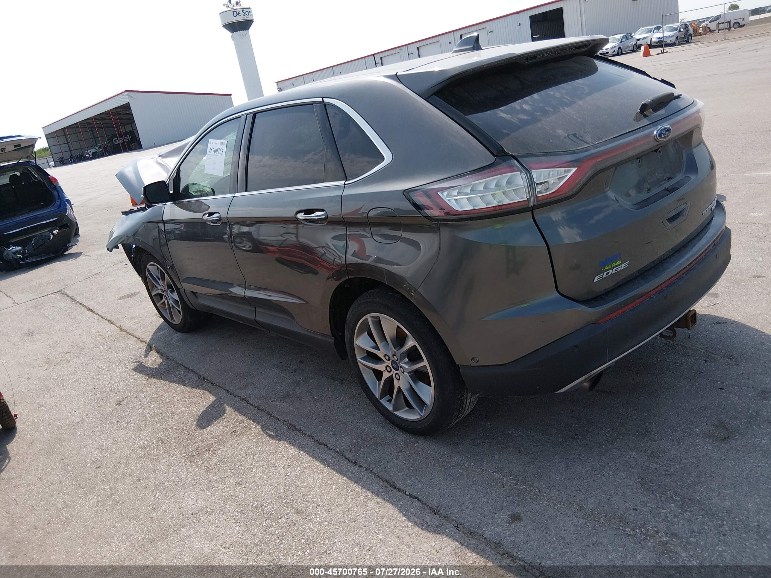 2015 Ford Edge Titanium Gold vin: 2FMPK4K99FBB82747