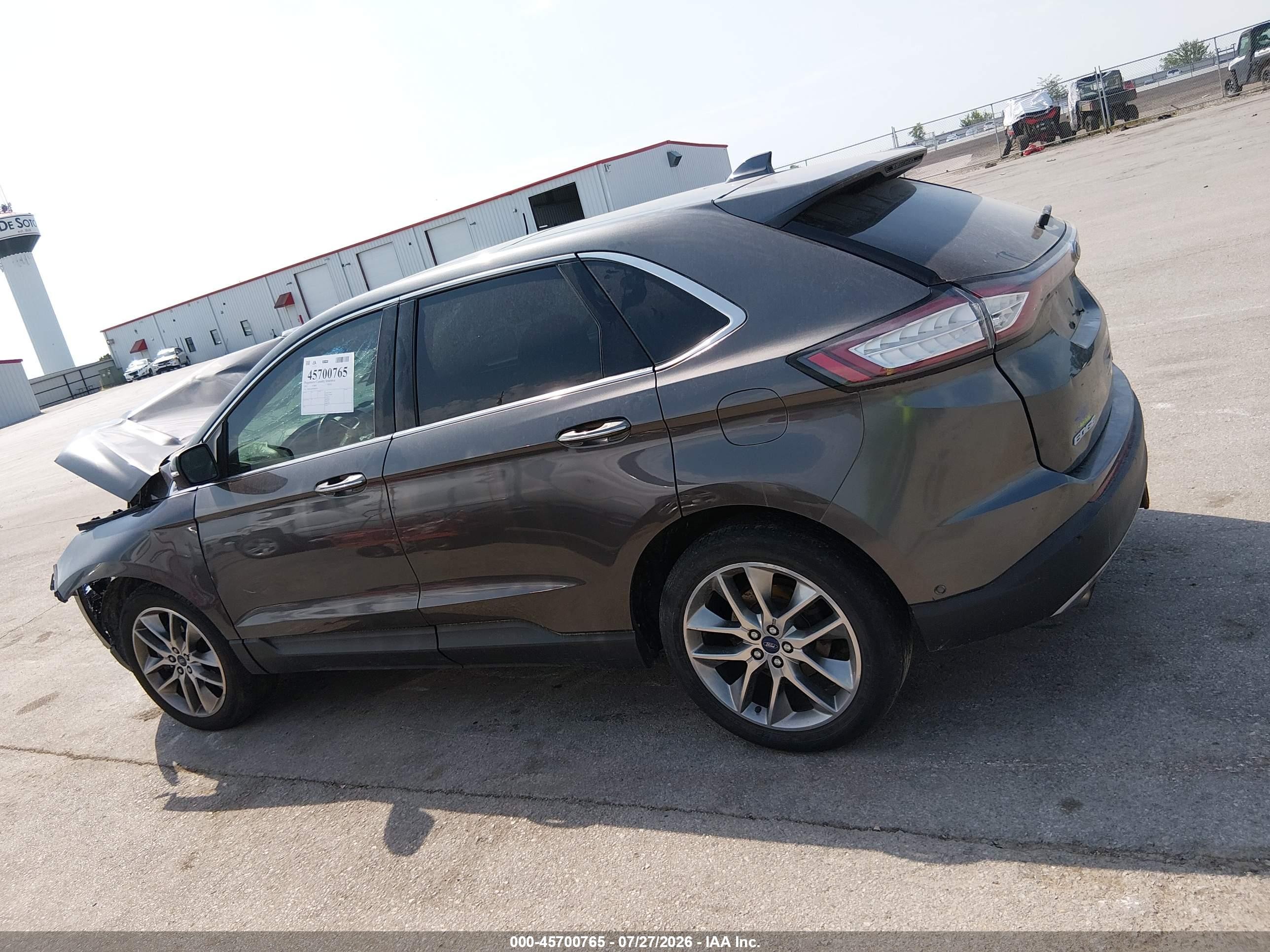 2015 Ford Edge Titanium Gold vin: 2FMPK4K99FBB82747