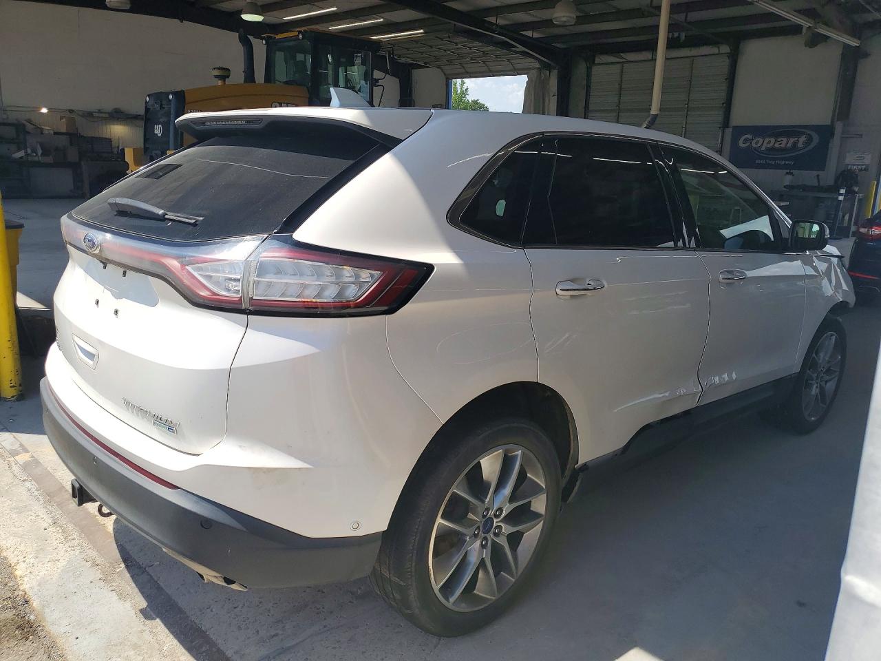 2015 Ford Edge Titanium Бежевый vin: 2FMPK4K99FBC05377