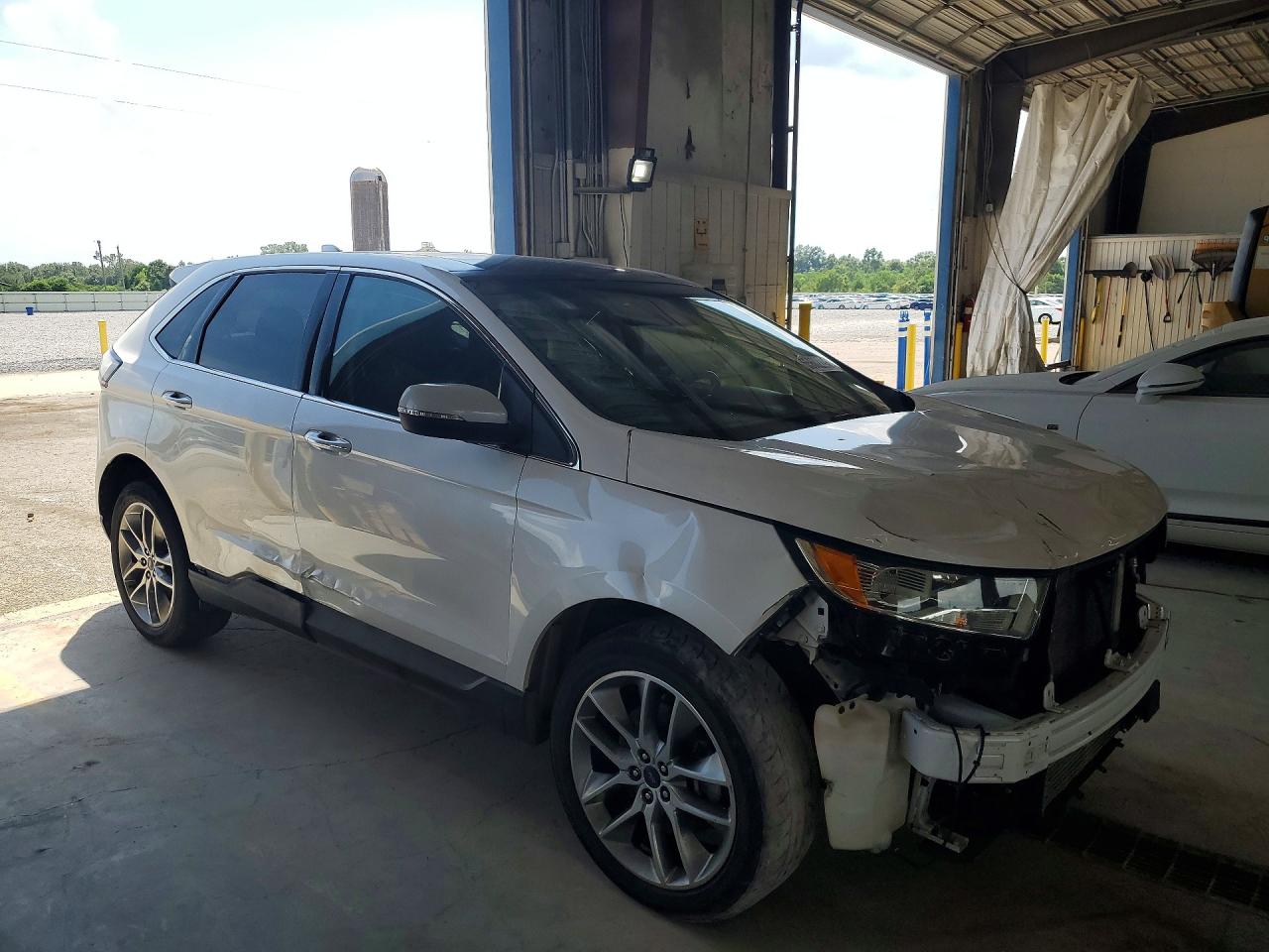 2015 Ford Edge Titanium Бежевый vin: 2FMPK4K99FBC05377