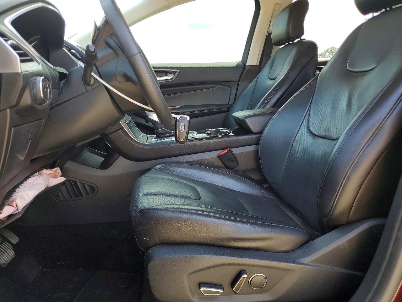 2017 Ford Edge Titanium Темно-бордовый vin: 2FMPK4K99HBB46818