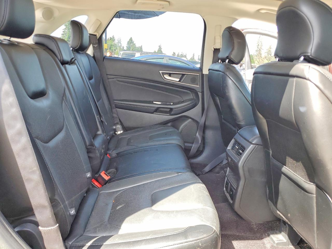 2017 Ford Edge Titanium Темно-бордовый vin: 2FMPK4K99HBB46818