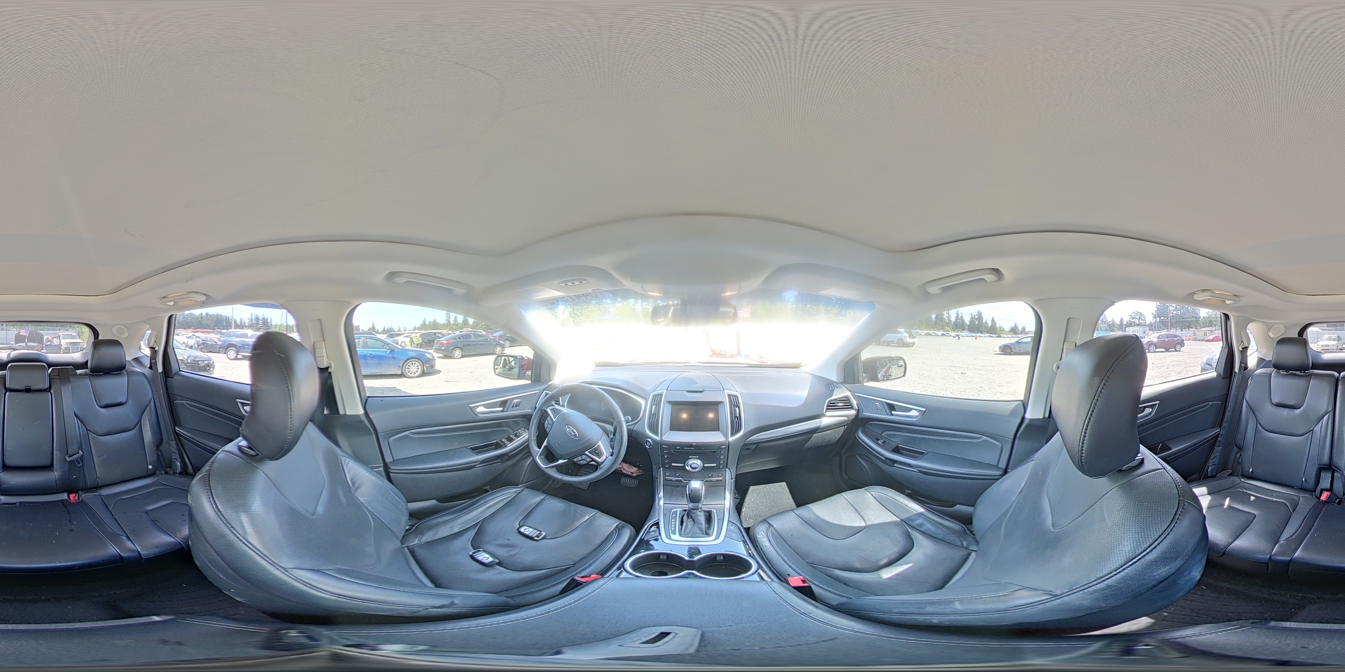 2017 Ford Edge Titanium Темно-бордовый vin: 2FMPK4K99HBB46818