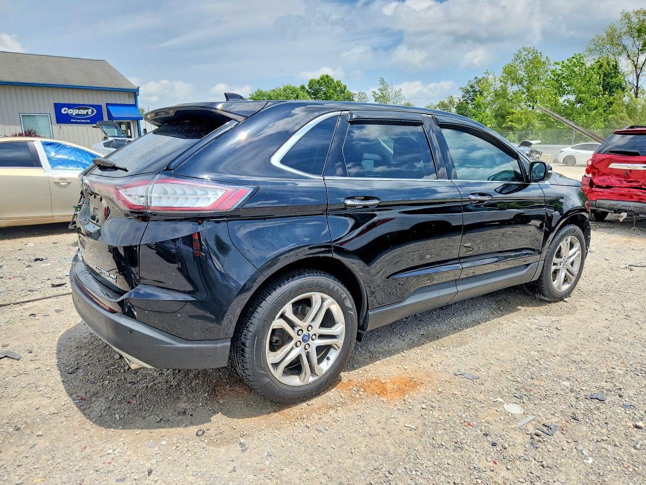 2017 Ford Edge Titanium Black vin: 2FMPK4K99HBB89961