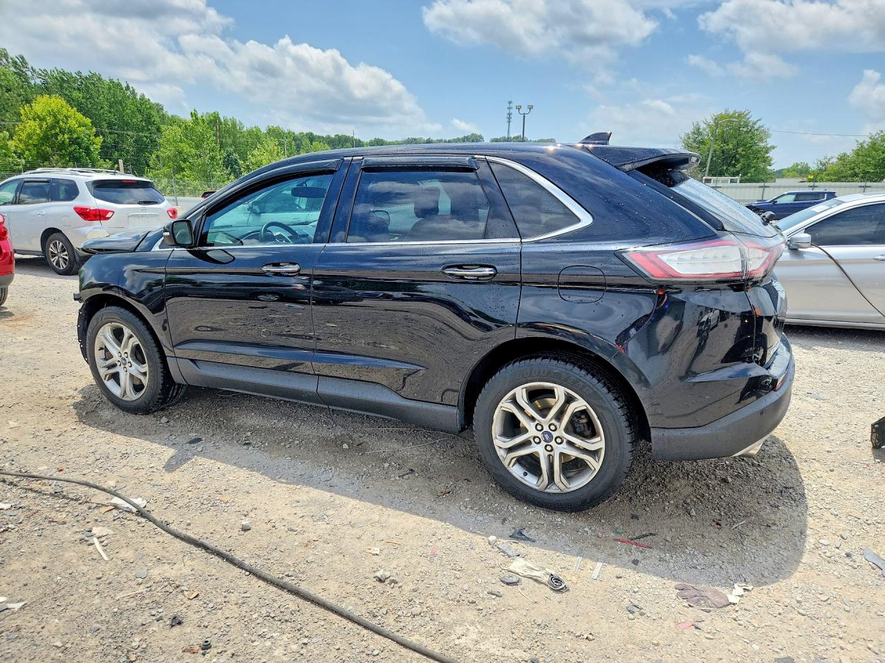2017 Ford Edge Titanium Black vin: 2FMPK4K99HBB89961
