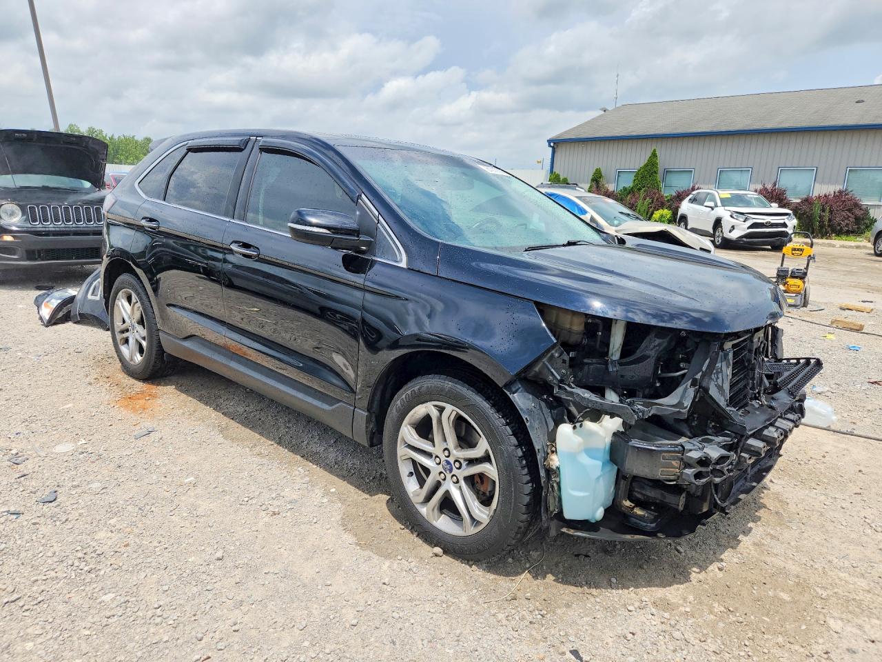 2017 Ford Edge Titanium Black vin: 2FMPK4K99HBB89961