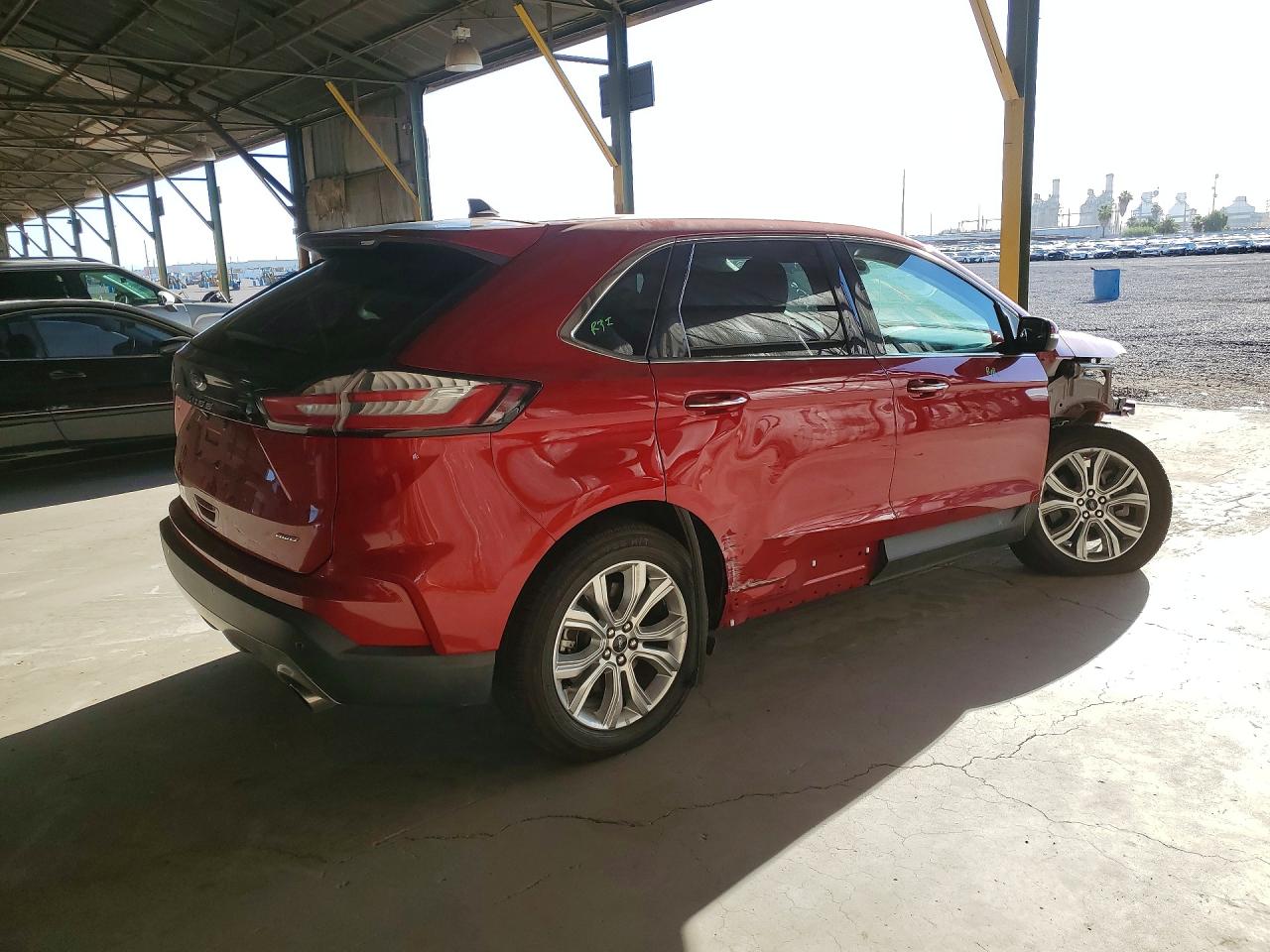 2024 Ford Edge Titanium Red vin: 2FMPK4K99RBA38250