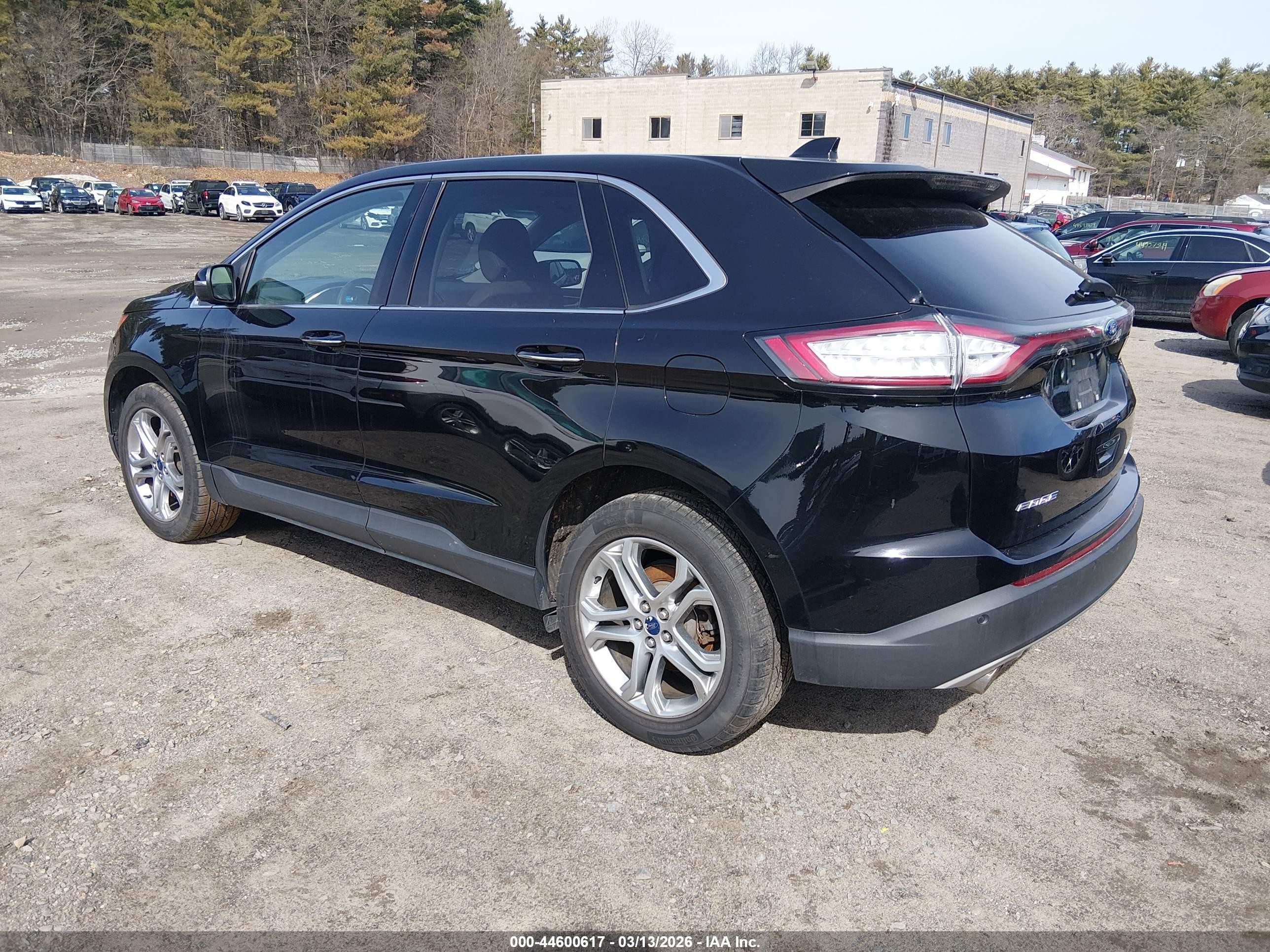 2017 Ford Edge Titanium Black vin: 2FMPK4K9XHBC13099
