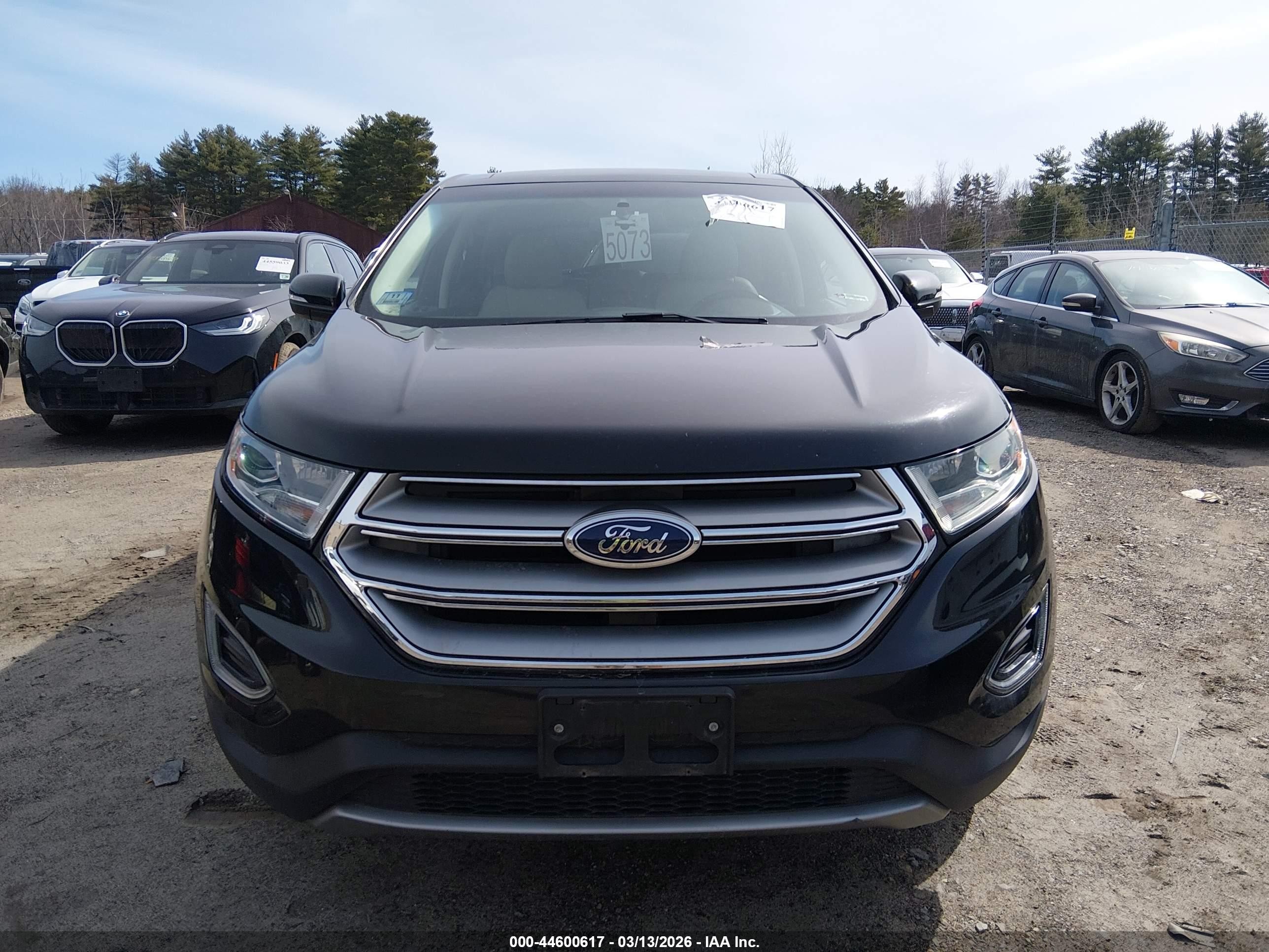 2017 Ford Edge Titanium Black vin: 2FMPK4K9XHBC13099