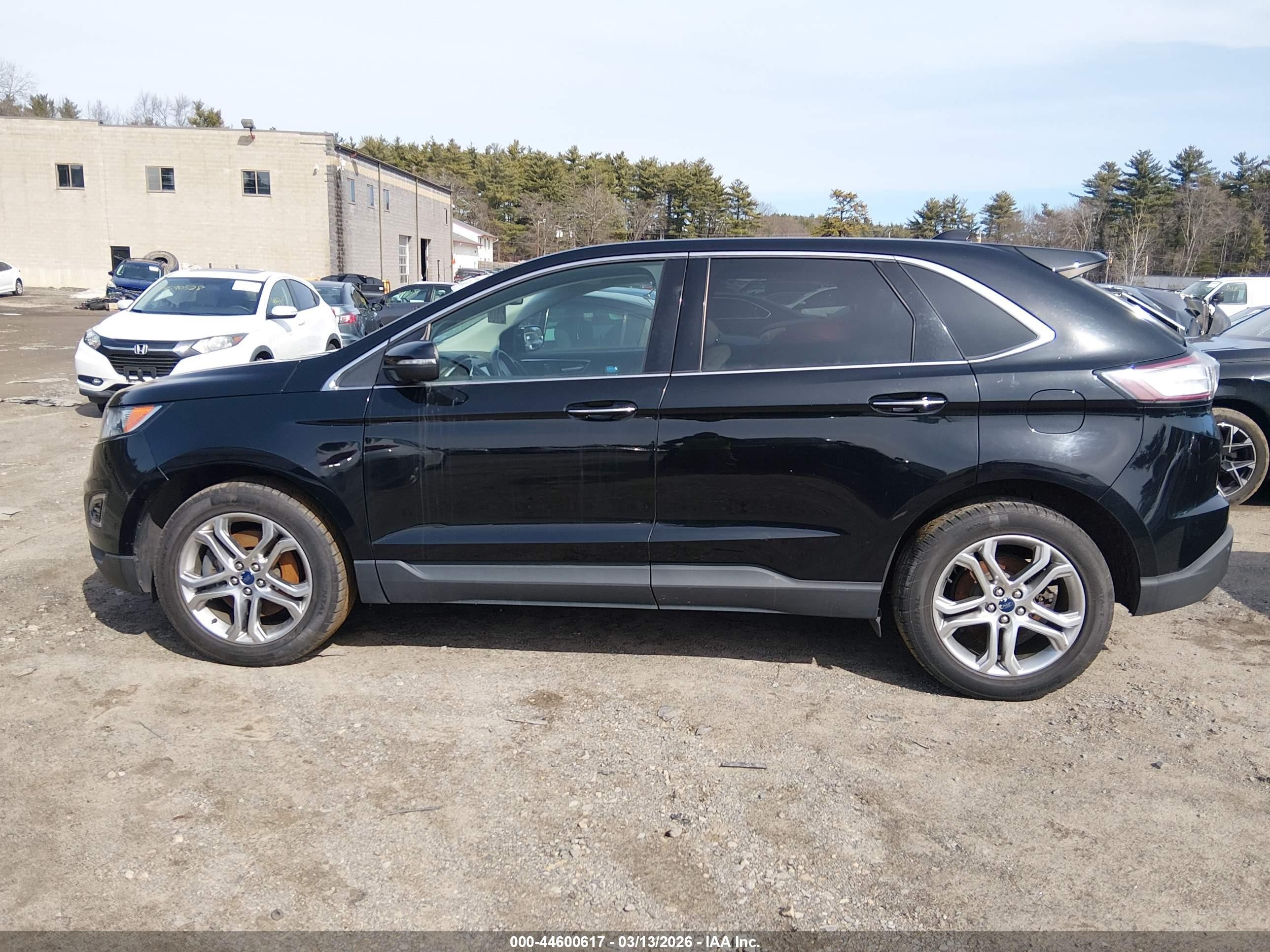 2017 Ford Edge Titanium Black vin: 2FMPK4K9XHBC13099