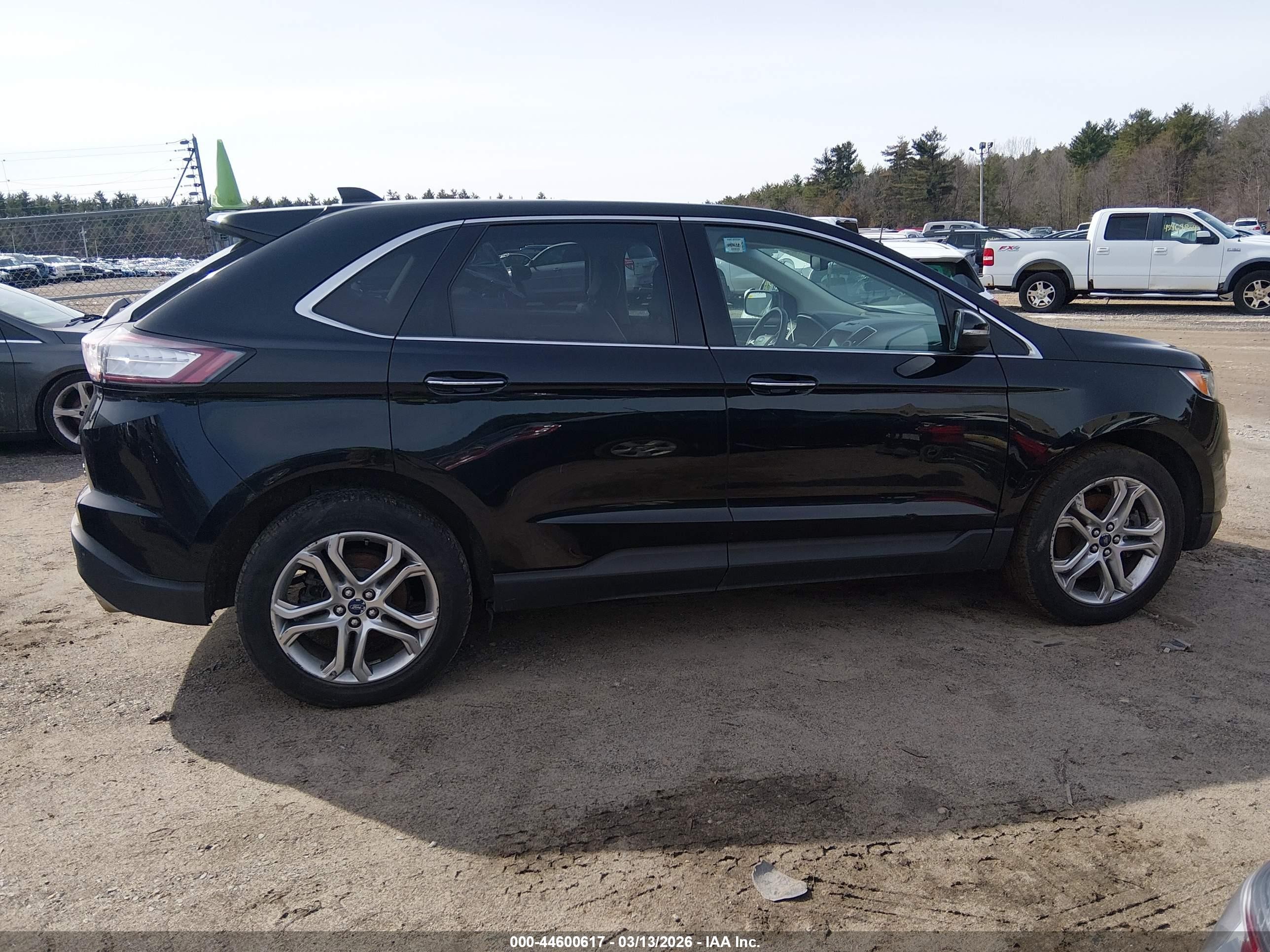 2017 Ford Edge Titanium Black vin: 2FMPK4K9XHBC13099