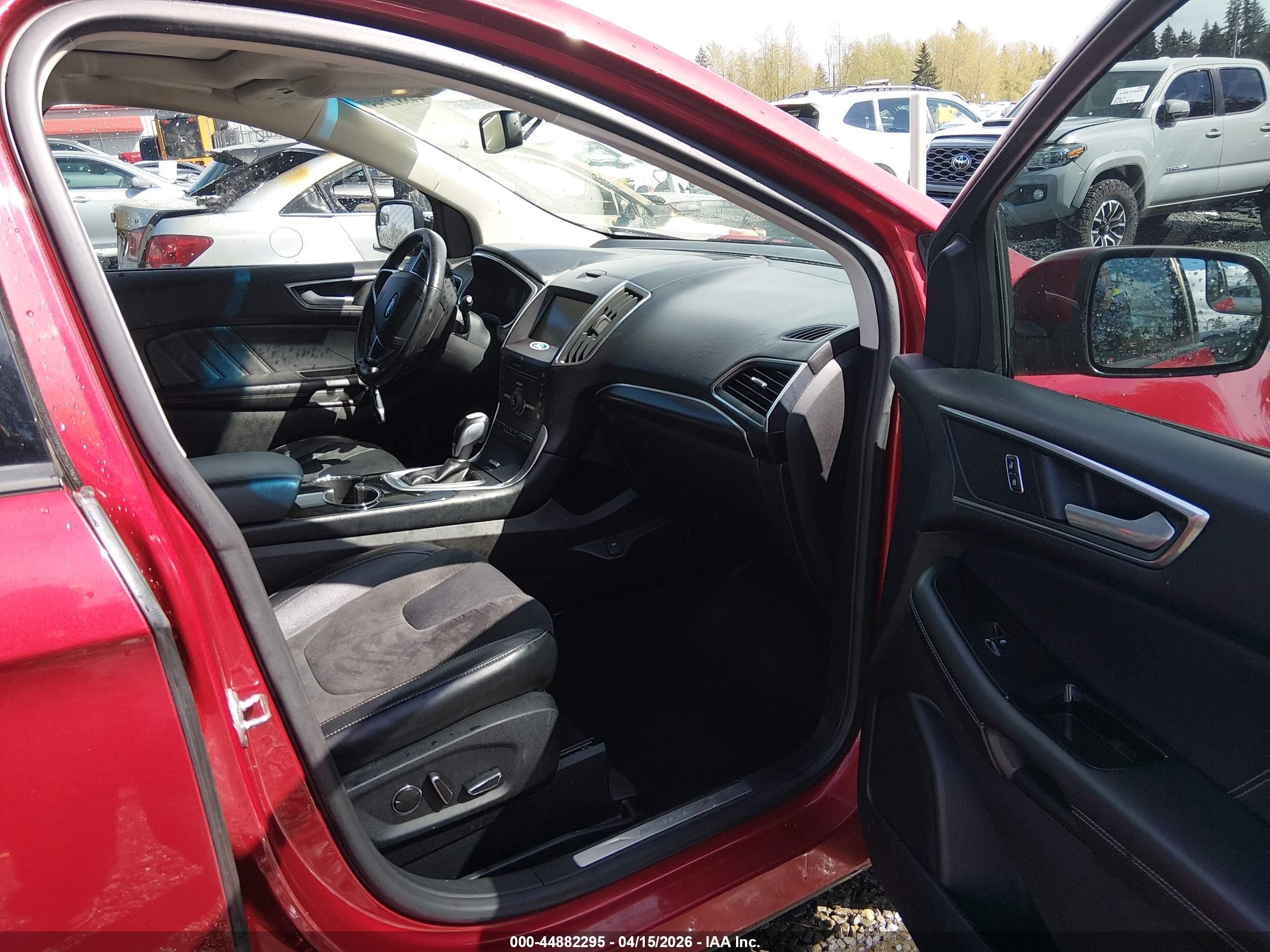 2015 Ford Edge Sport Red vin: 2FMTK3AP3FBB77729